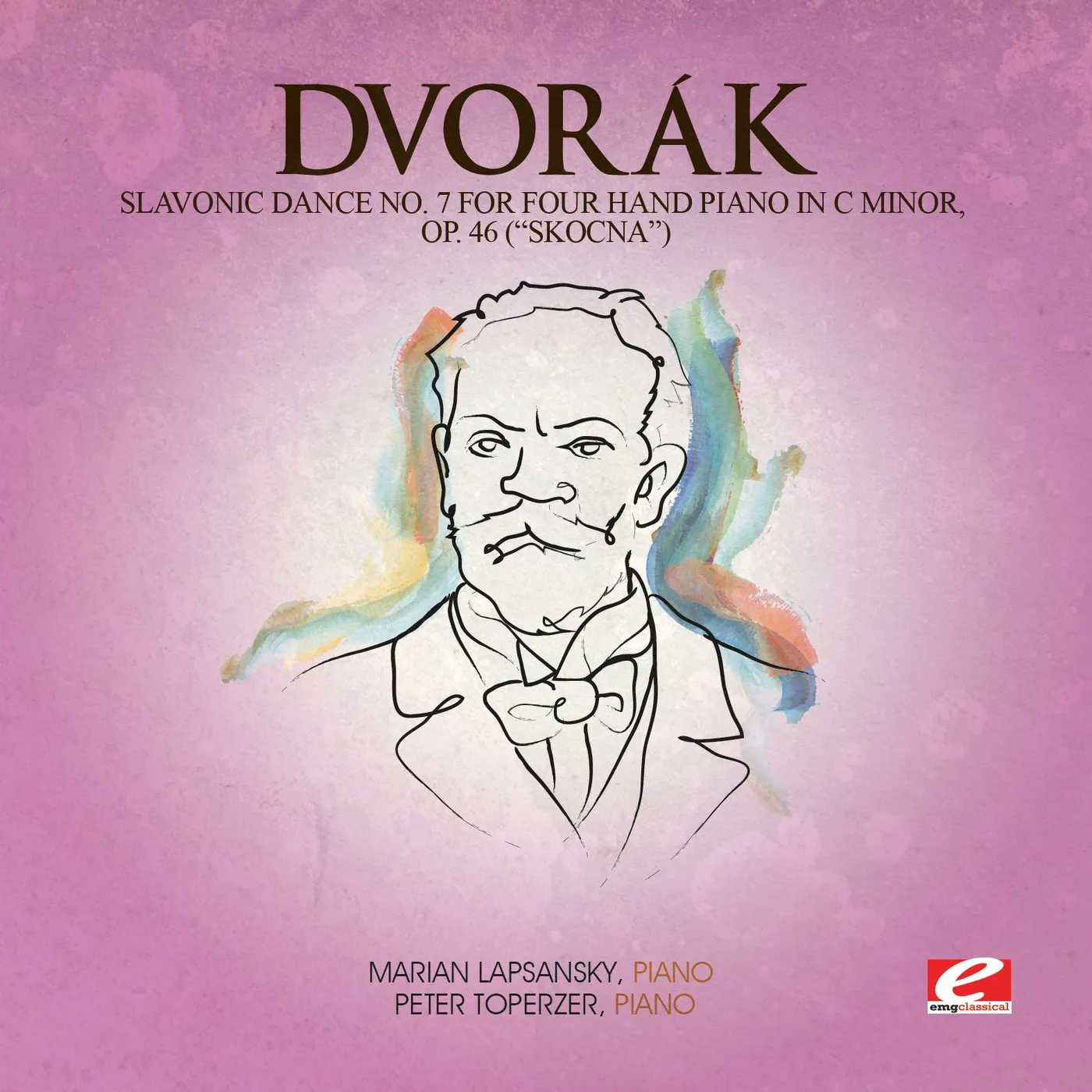 Dvorak SLAVONIC DANCE 7 FOUR HAND PIANO C MIN 46 CD