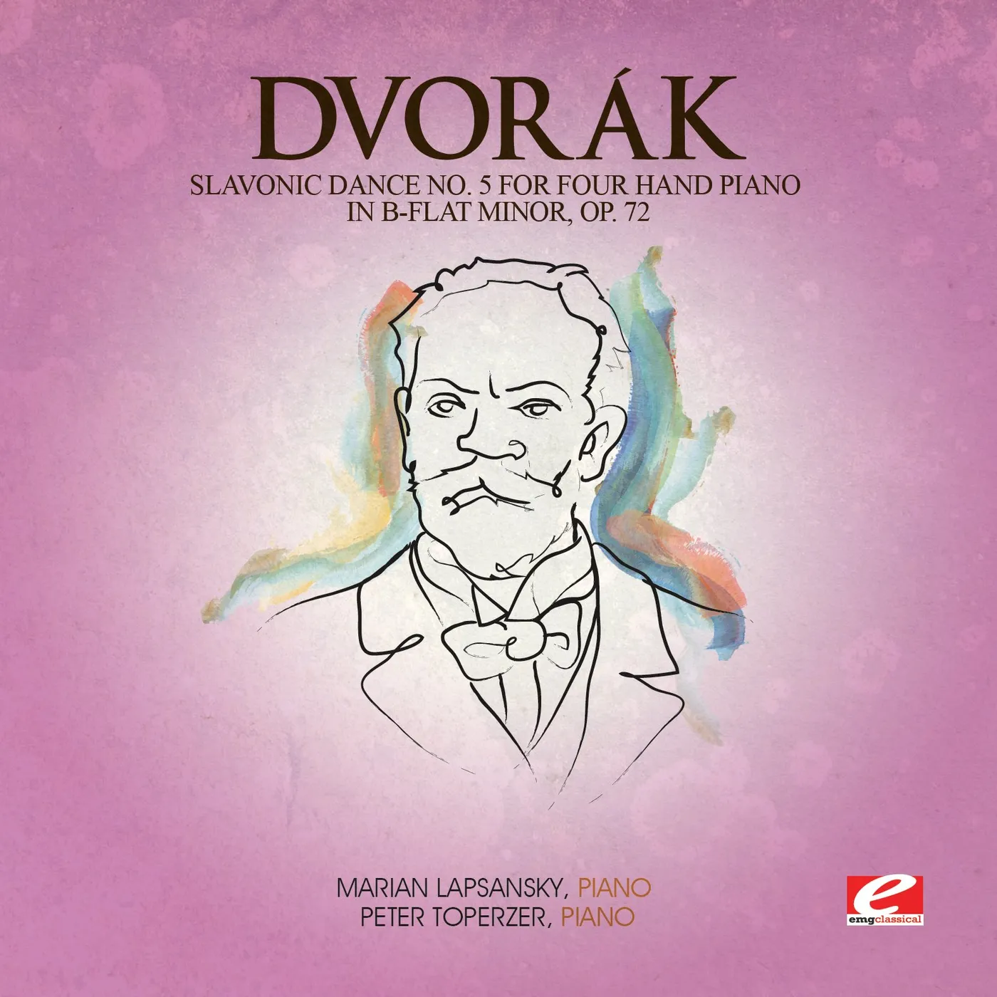 Dvorak SLAVONIC DANCE 5 FOUR HAND PIANO B-FLAT MIN 72 CD