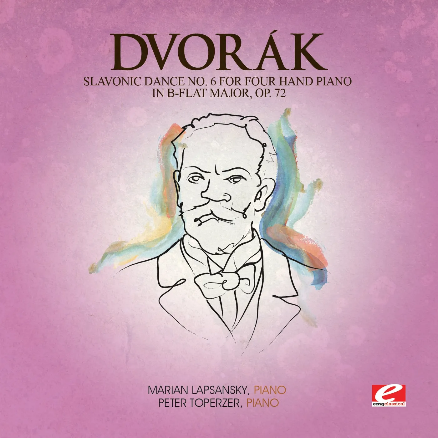 Dvorak SLAVONIC DANCE 6 FOUR HAND PIANO B-FLAT MAJ 72 CD