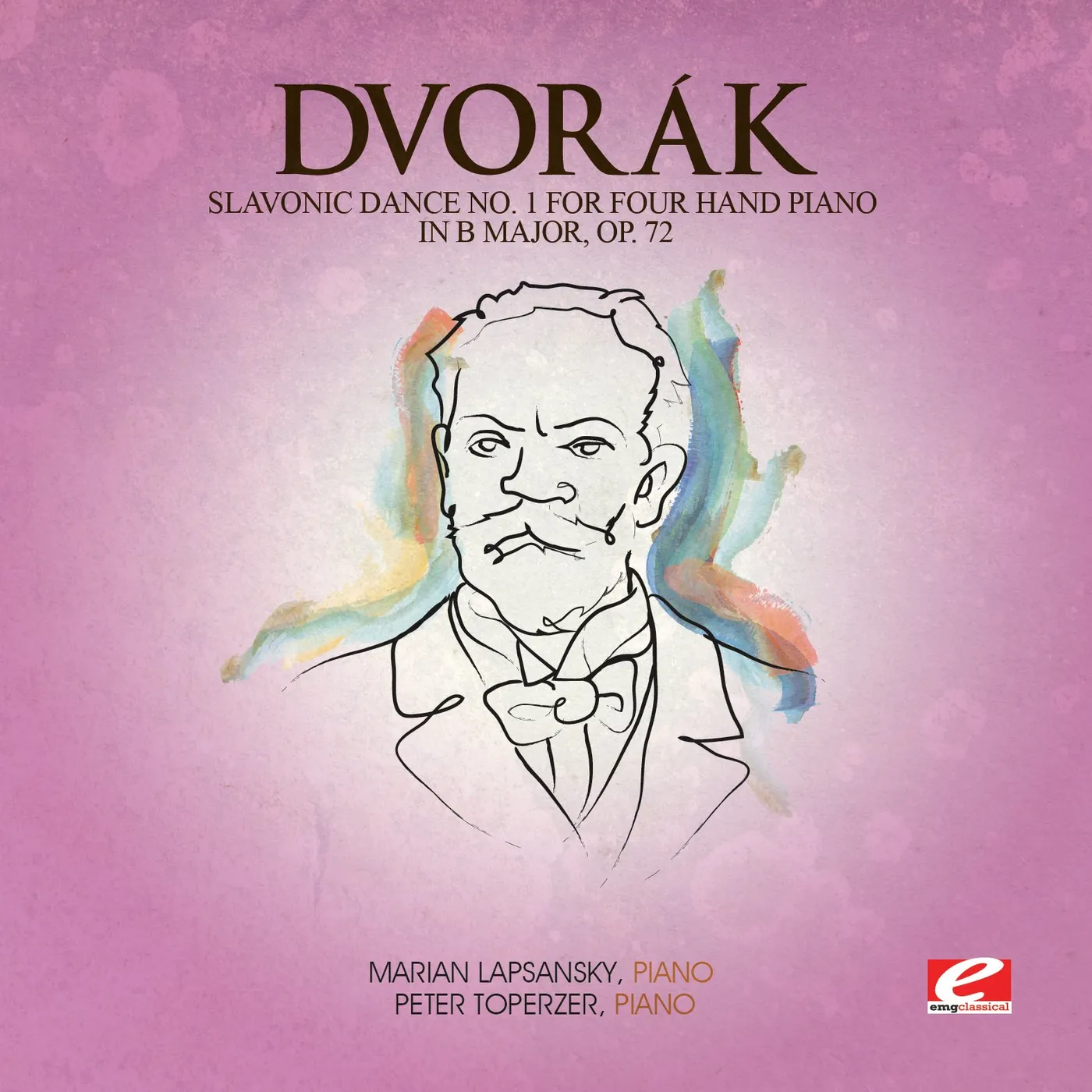 Dvorak SLAVONIC DANCE 1 FOUR HAND PIANO B MAJ 72 CD
