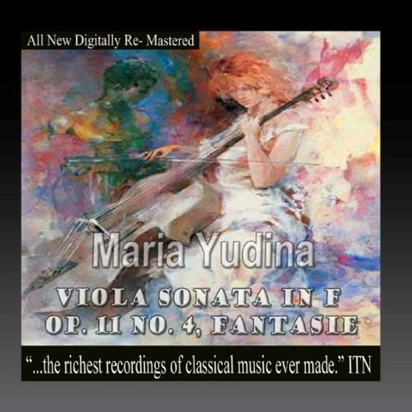 Maria Yudina VIOLA SONATA IN F OP. 11 NO. 4. FANTASIE CD
