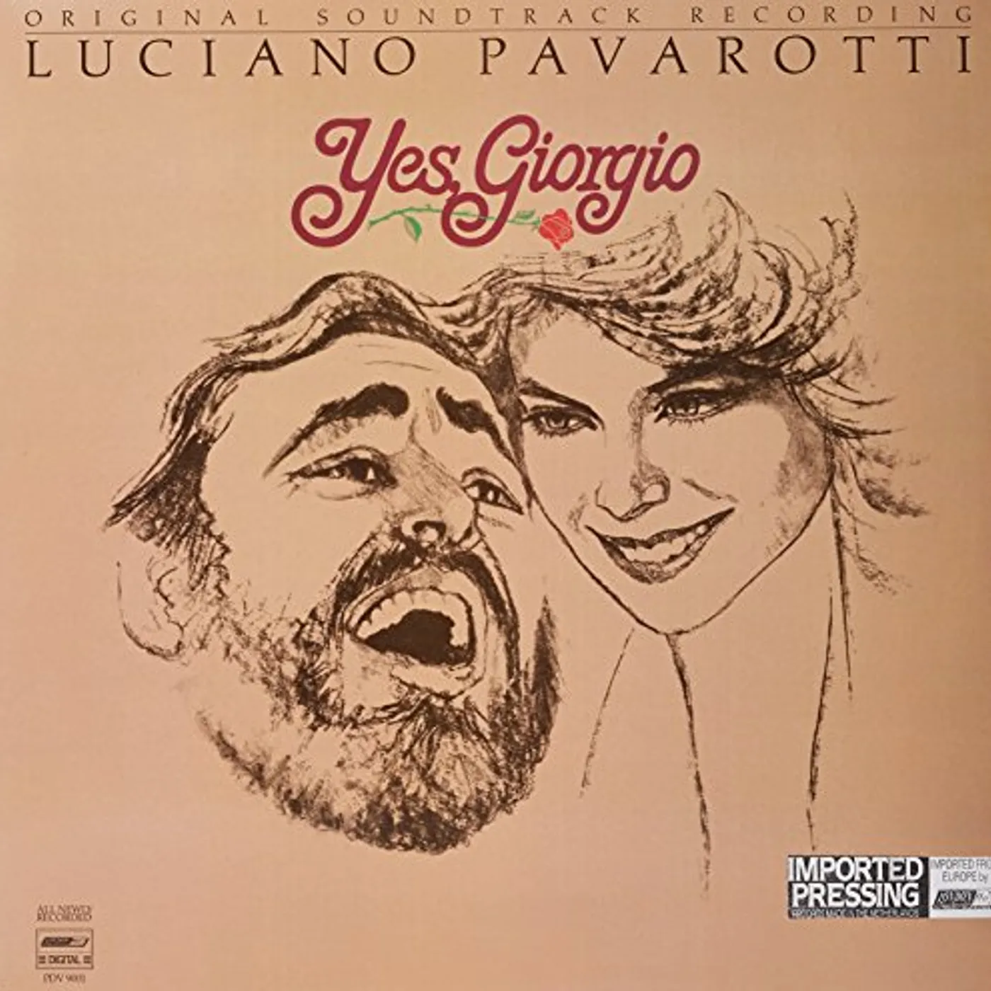 Luciano Pavarotti YES GIORGIO Vinyl Record