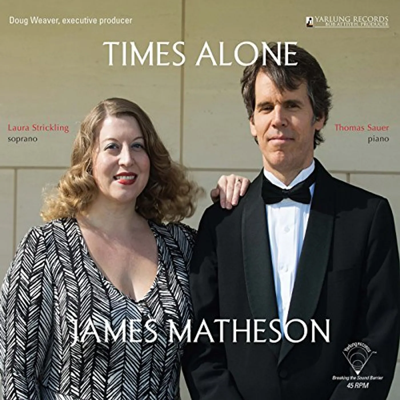J Matheson / Strickling / Sauer TIMES ALONE Vinyl Record