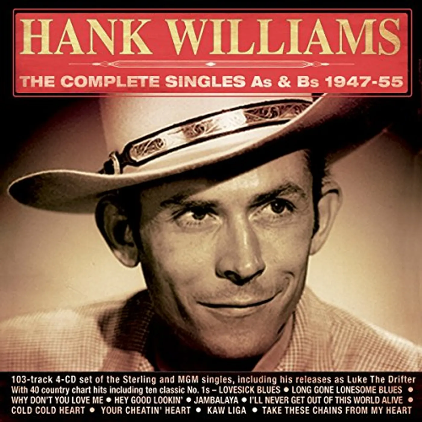 Hank Williams COMPLETE SINGLES AS & BS 1947-55 CD