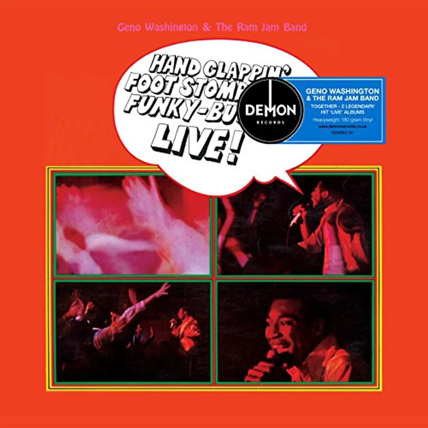 GENO WASHINGTON LIVE! Vinyl Record