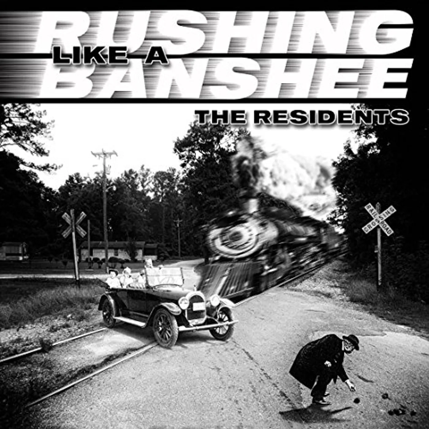 The Residents RUSHING LIKE A BANSHEE / TRAIN VS. ELEPHANT Vinyl Record