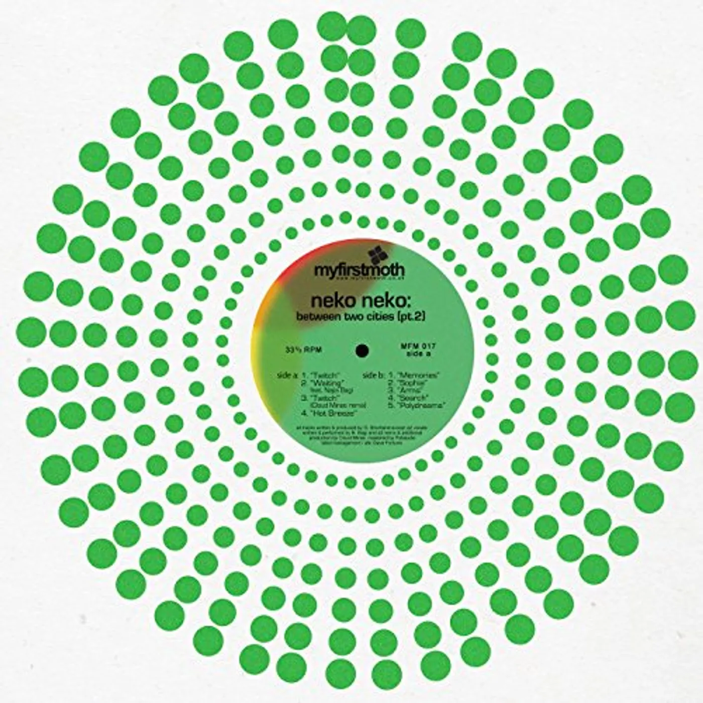 Neko Neko BETWEEN TWO CITIES (PT 2) Vinyl Record