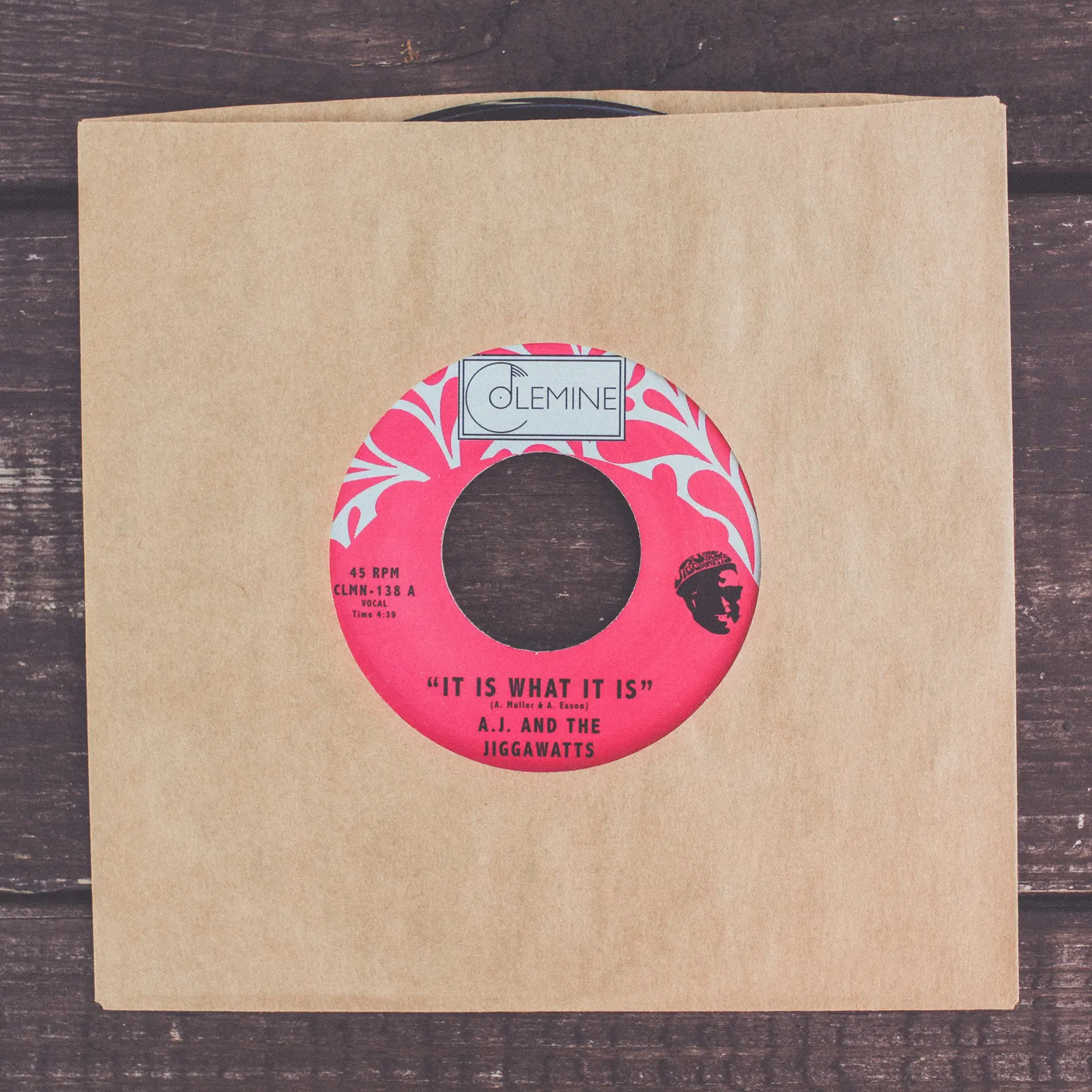 Aj & The Jiggawatts IT IS WHAT IT IS / PARTY MUSIC Vinyl Record