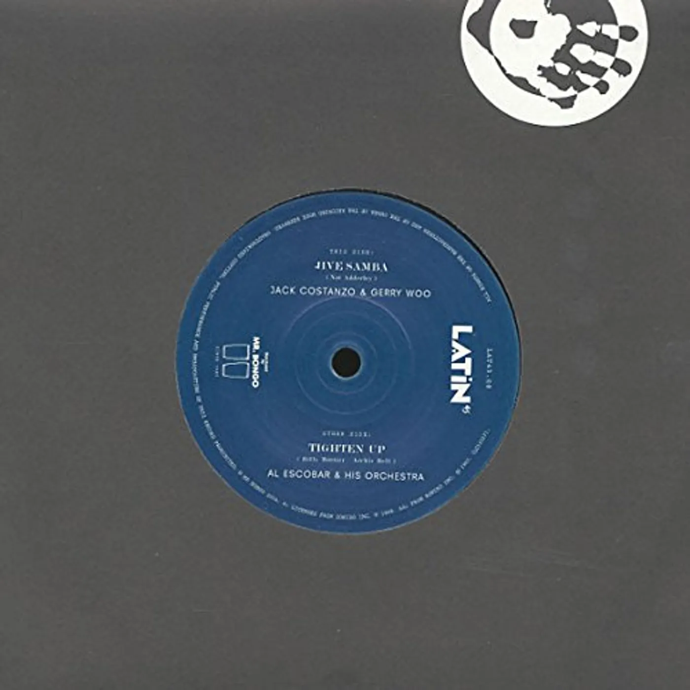 Jack Costanzo JIVE SAMBA / TIGHTEN UP Vinyl Record