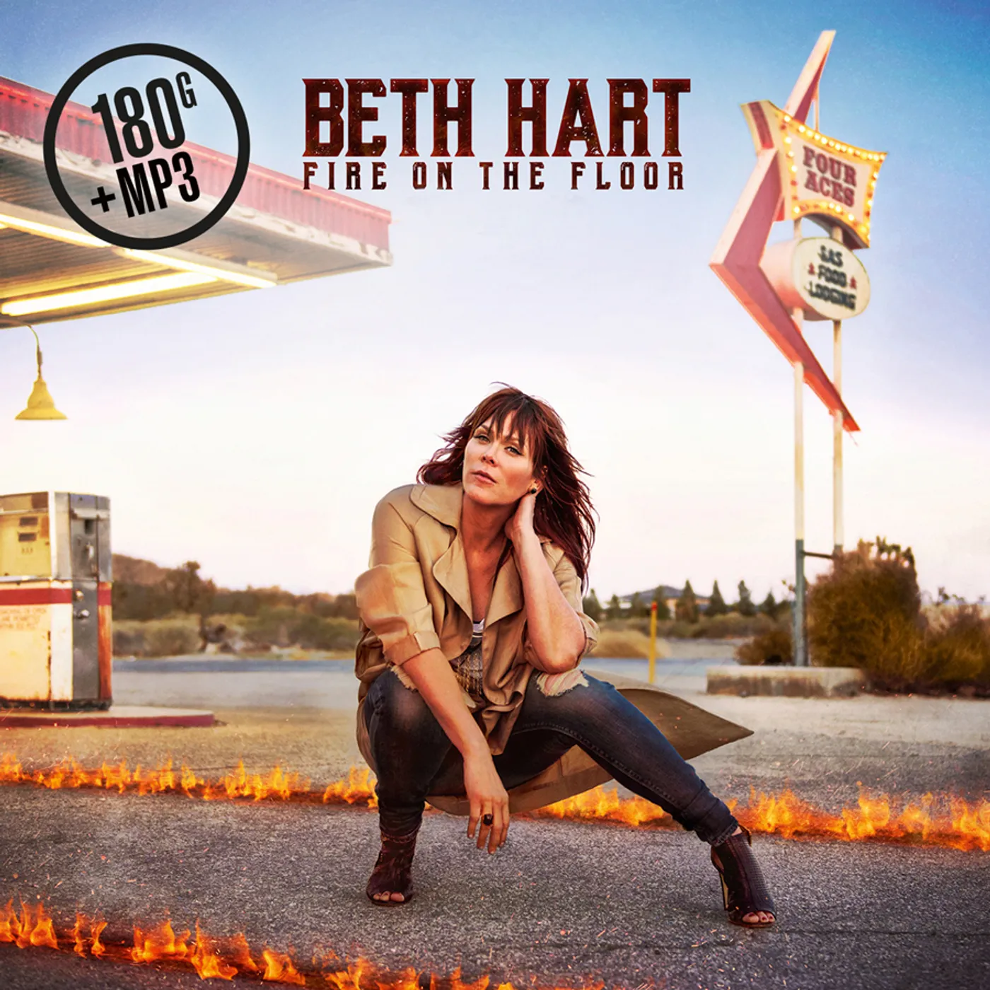 Beth Hart FIRE ON THE FLOOR Vinyl Record - UK Release