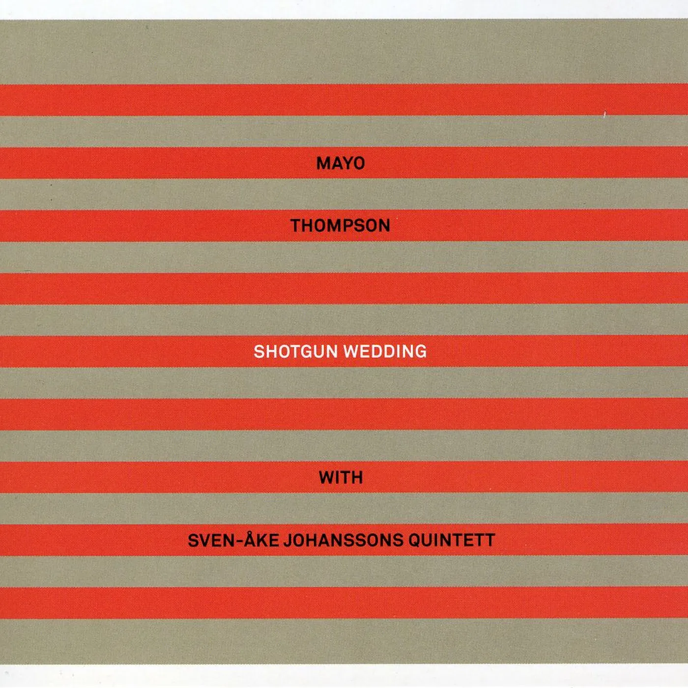 Mayo Thompson SHOTGUN WEDDING CD