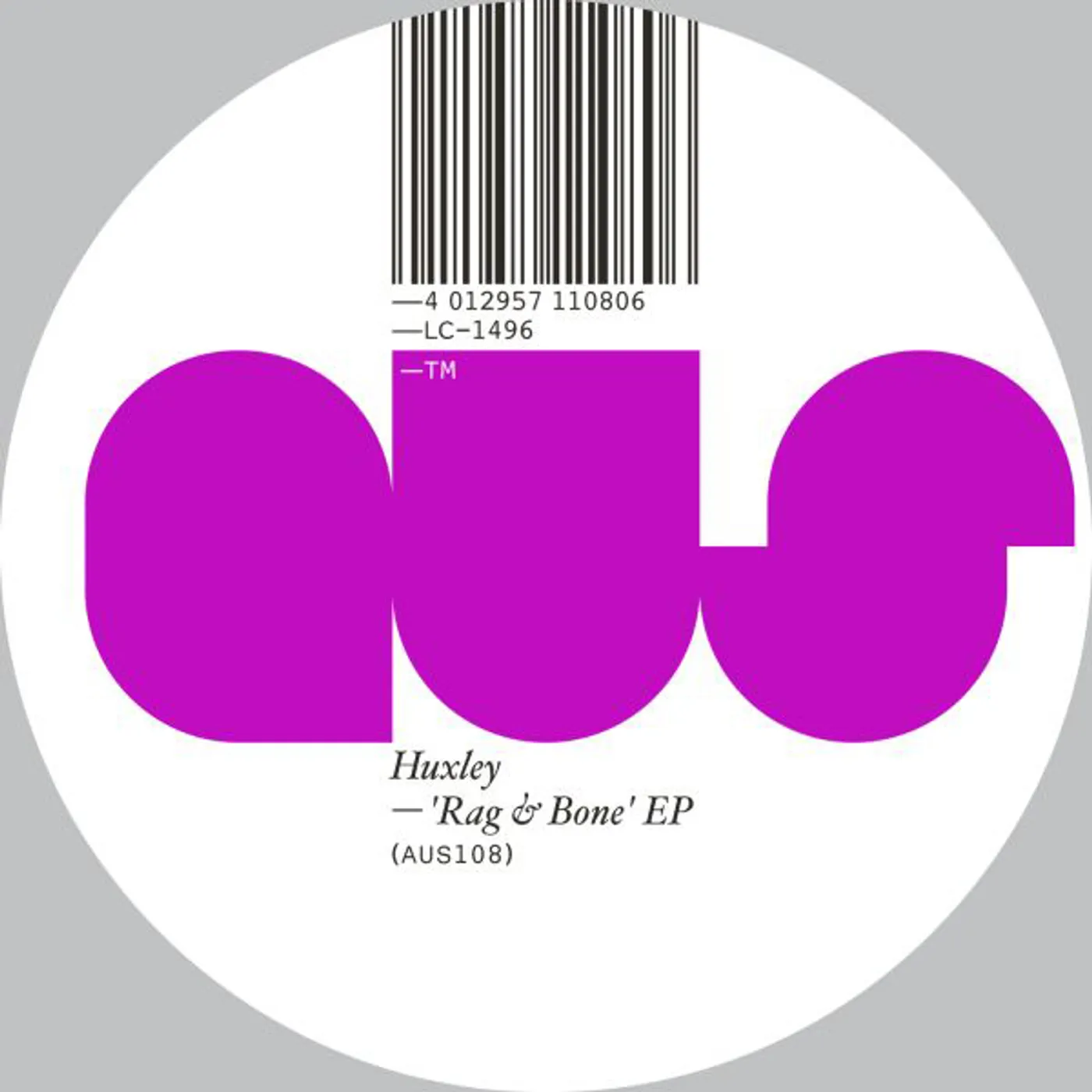 Huxley Rag & Bone Vinyl Record