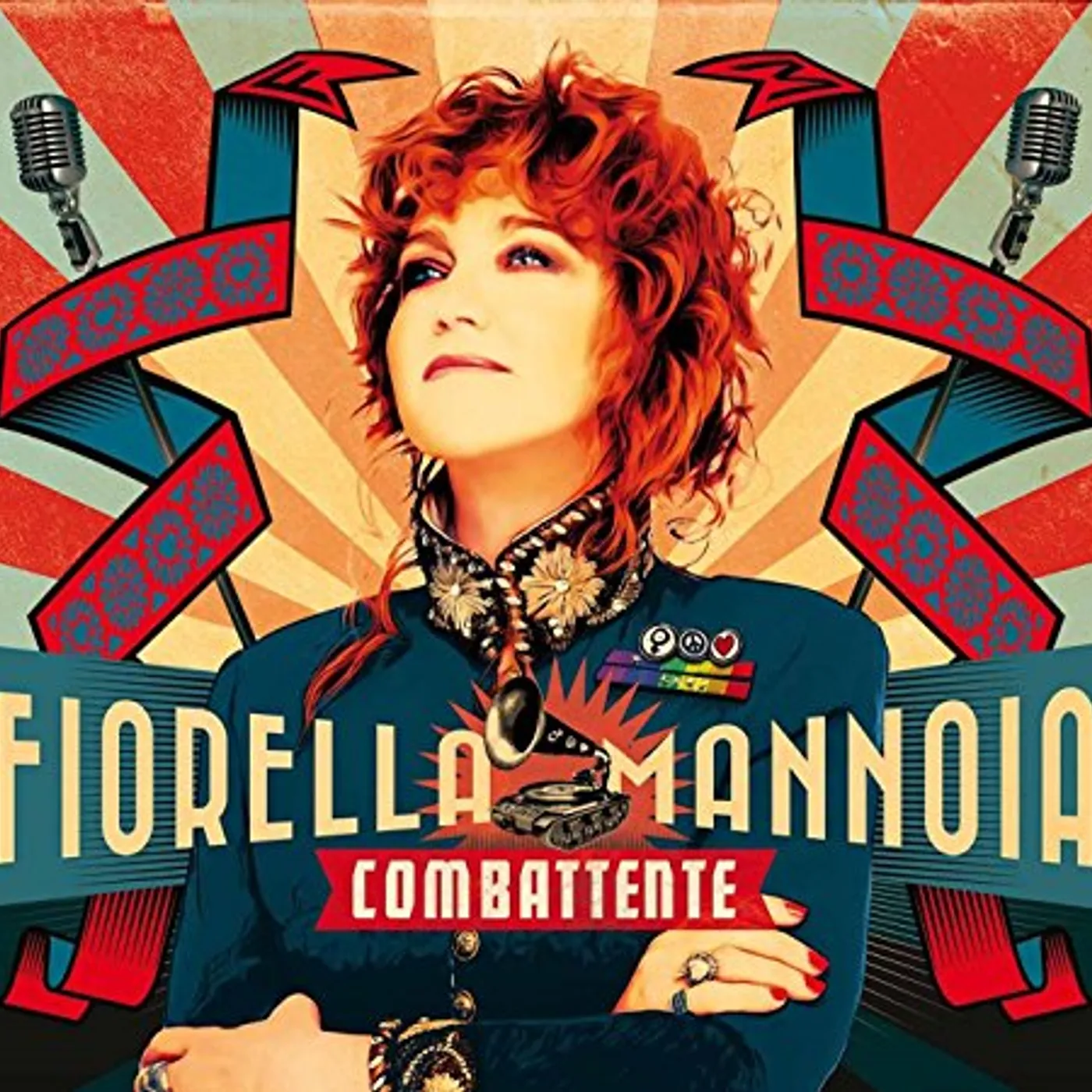 Fiorella Mannoia COMBATTENTE Vinyl Record