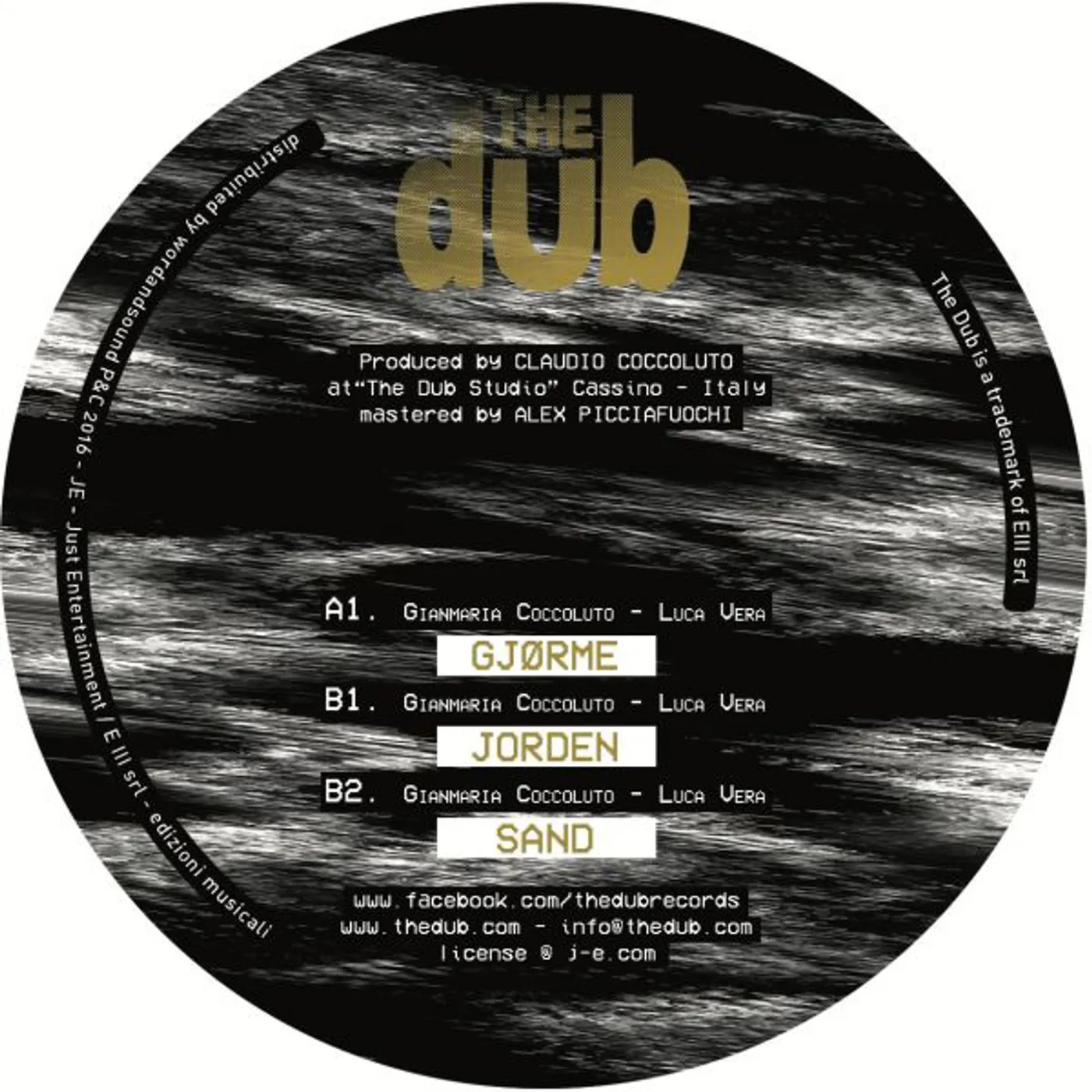 Gianmaria Coccoluto / Luca Vera THEDUB109 Vinyl Record