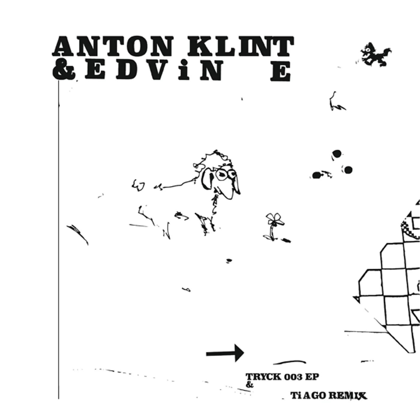 Anton Klint / Edvin E TRYCK003 & TIAGO REMIX Vinyl Record