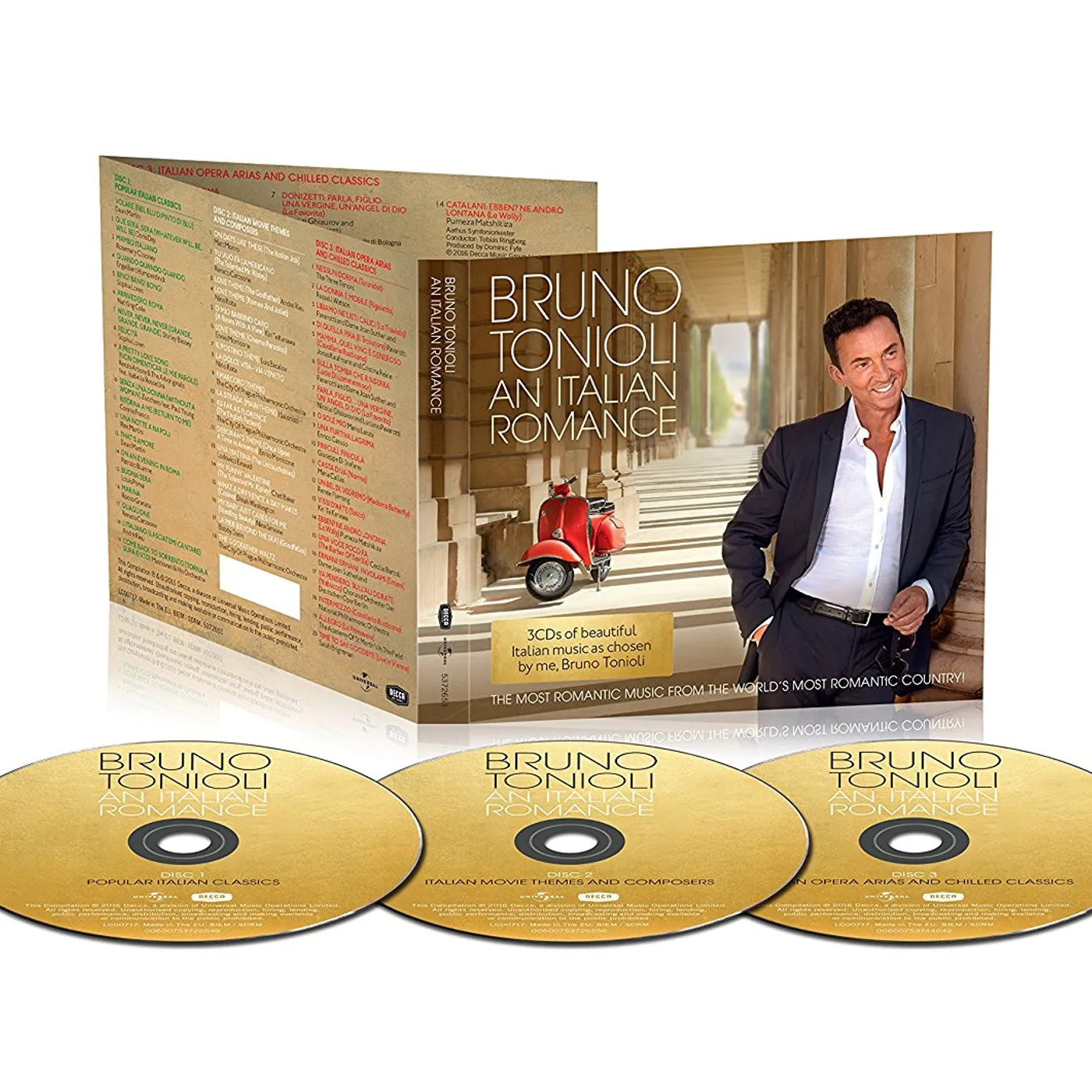 BRUNO TONIOLI: AN ITALIAN ROMANCE / VARIOUS CD