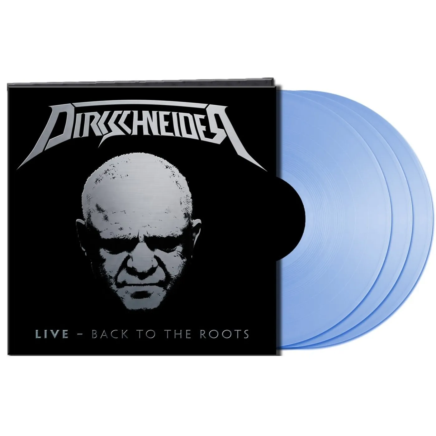 Dirkschneider LIVE: BACK TO THE ROOTS (BLUE VINYL) Vinyl Record