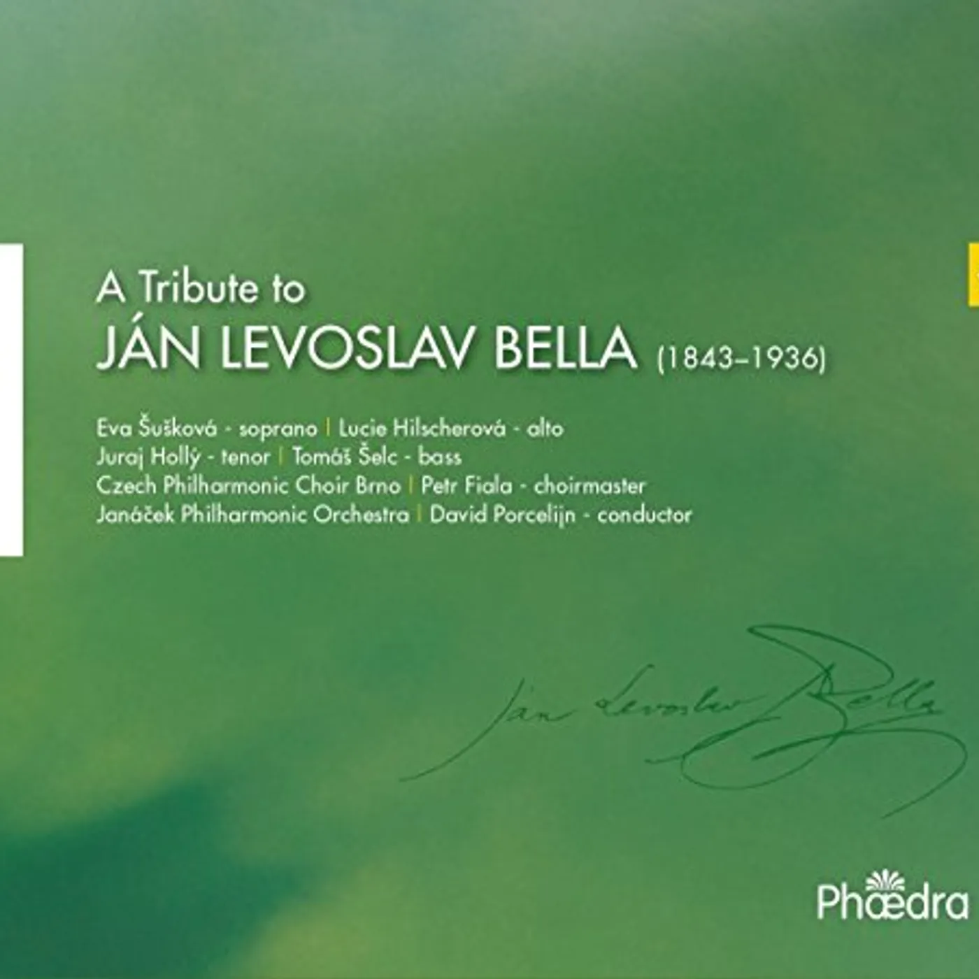 Janáček Philharmonic Orchestra TRIBUTE TO JAN LEVOSLAV BELLA CD
