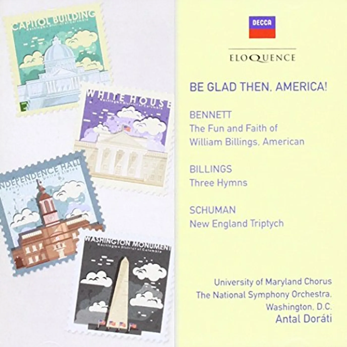 Antal Doráti BE GLAD THEN AMERICA CD