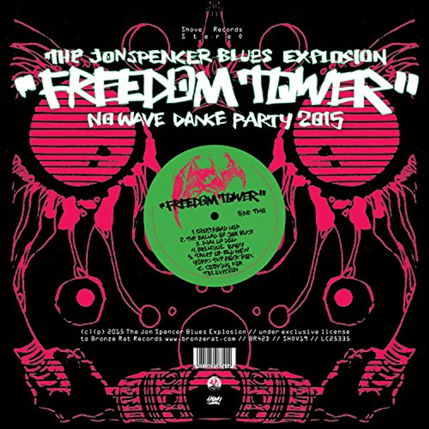 The Jon Spencer Blues Explosion FREEDOM TOWER / NO WAVE DANCE PARTY 2 Vinyl Record