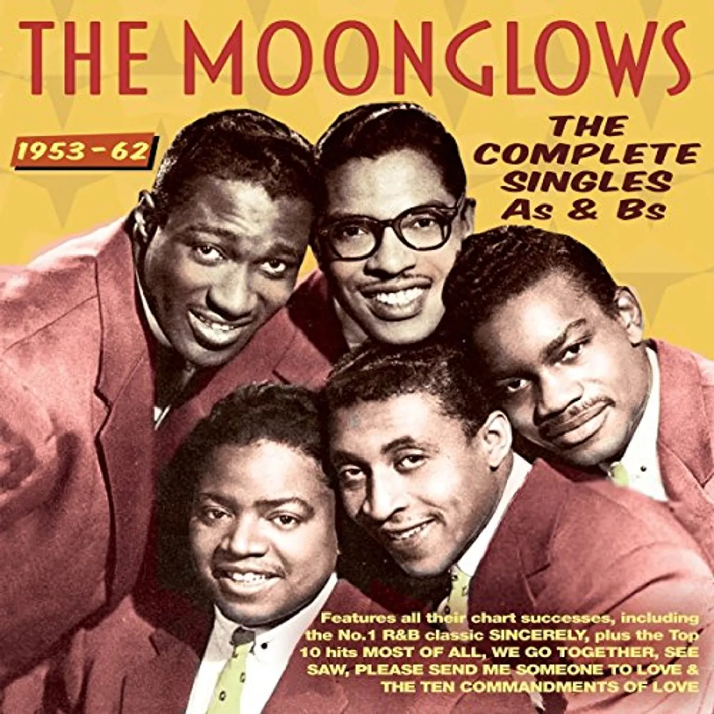 The Moonglows COMPLETE SINGLES AS & BS 1953-62 CD