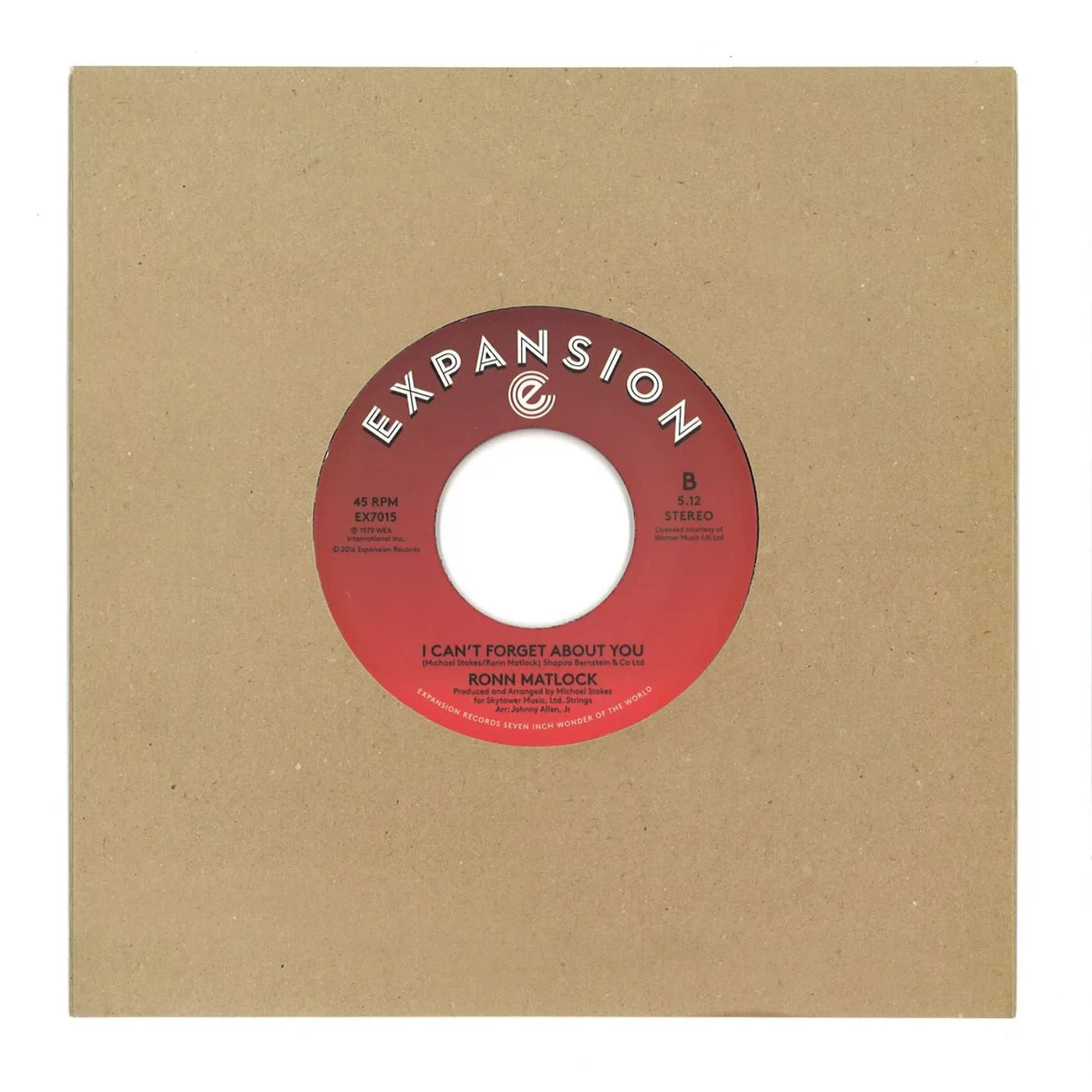 Ronn Matlock YOU GOT THE BEST OF ME / I CAN'T FORGET ABOUT YOU Vinyl Record