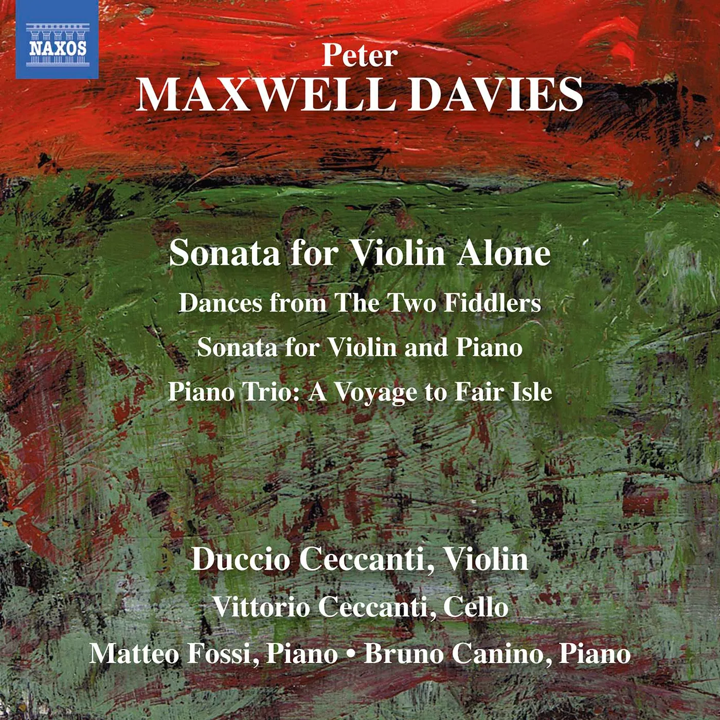 PETER MAXWELL DAVIES SONATA FOR VIOLIN A CD
