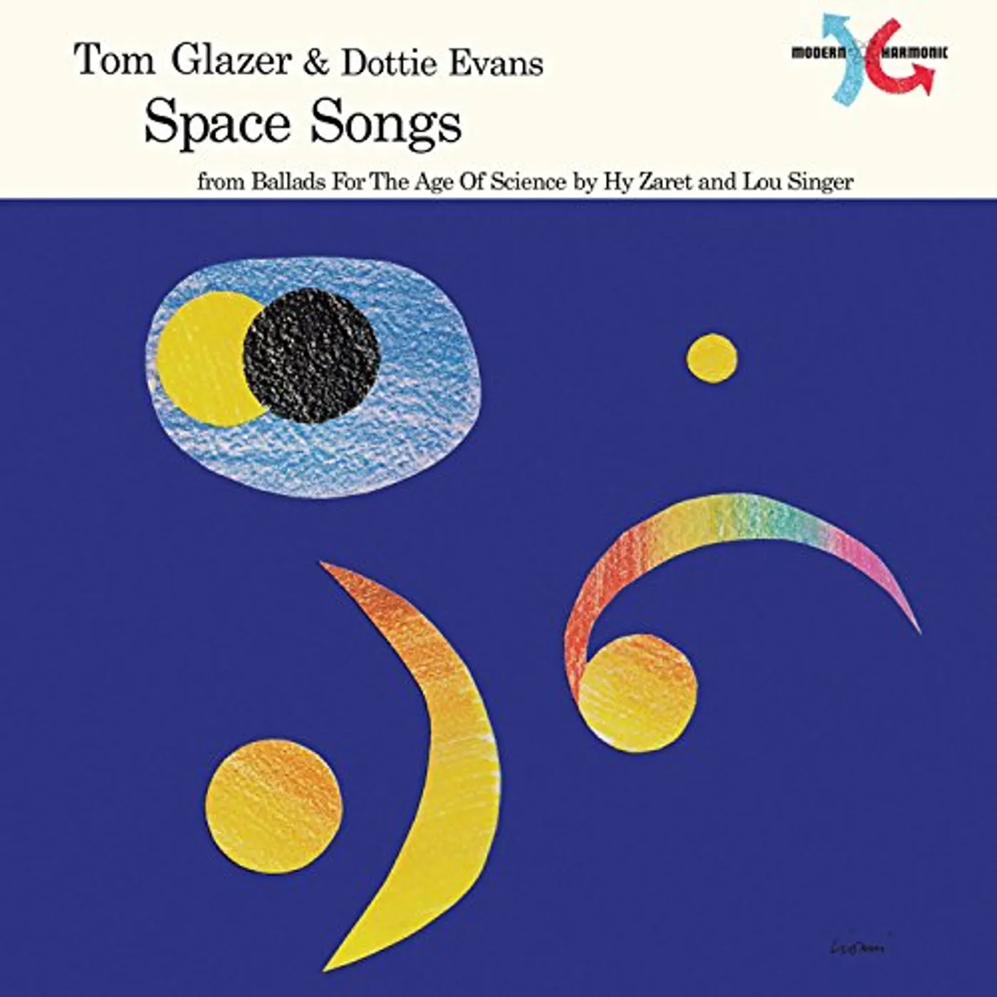 Tom Glazer / Dottie Evans SPACE SONGS Vinyl Record