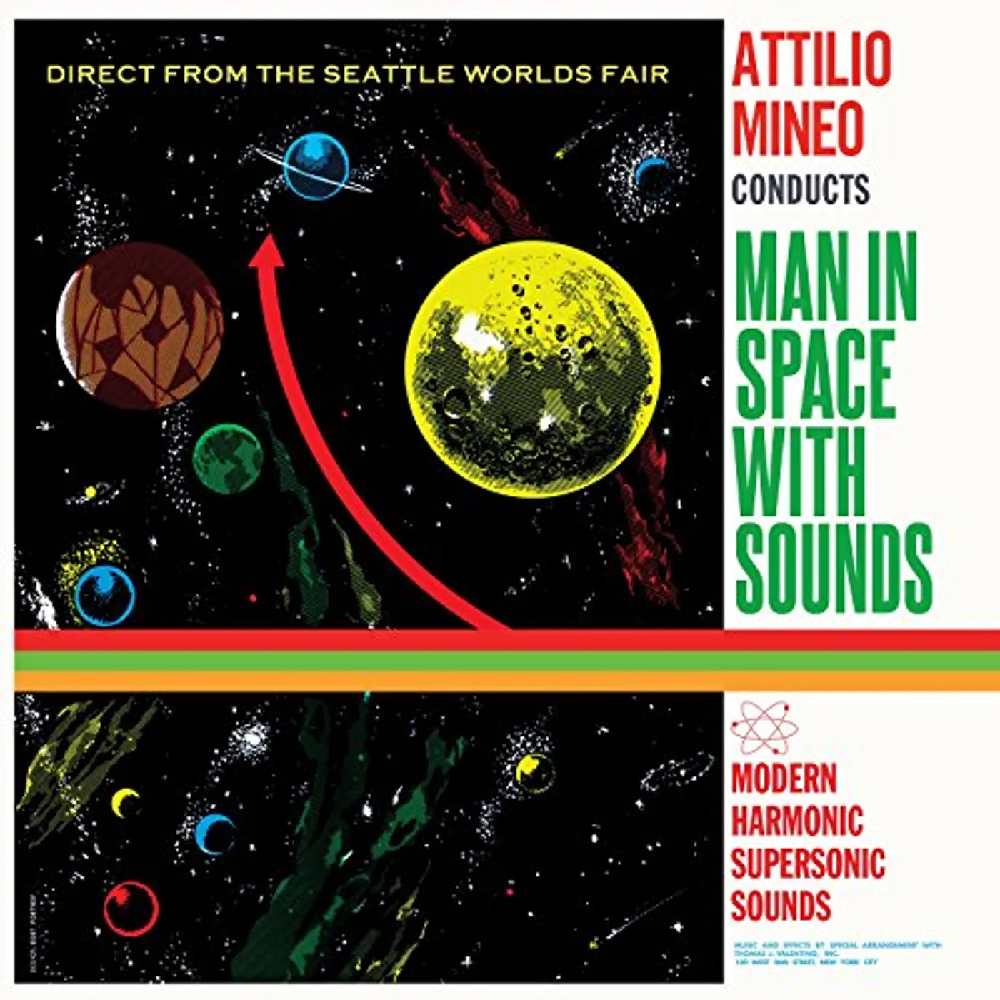 Attilio Mineo Man In Space with Sounds Vinyl Record