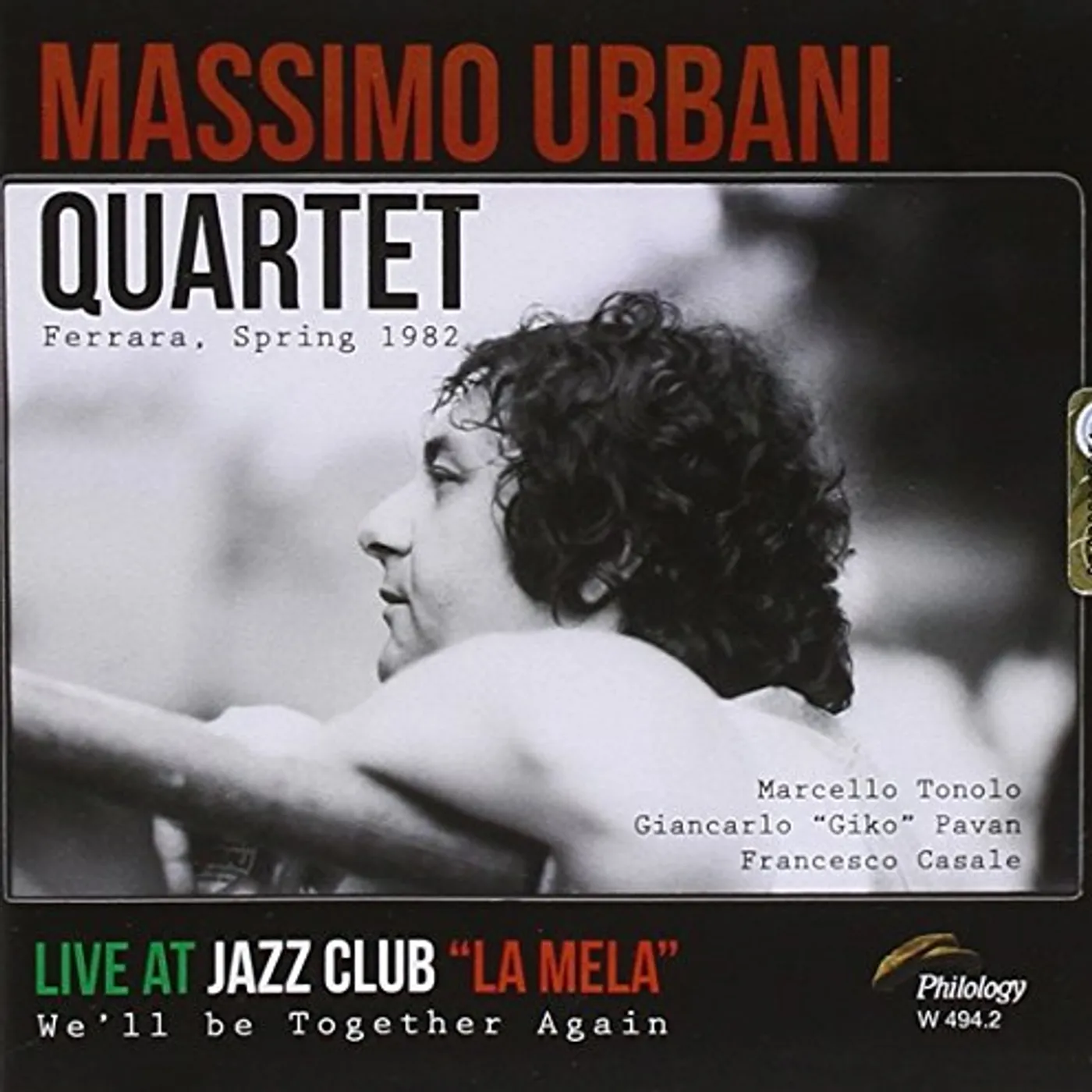 Massimo Urbani Quartet LIVE AT JAZZ CLUB LA MELA CD
