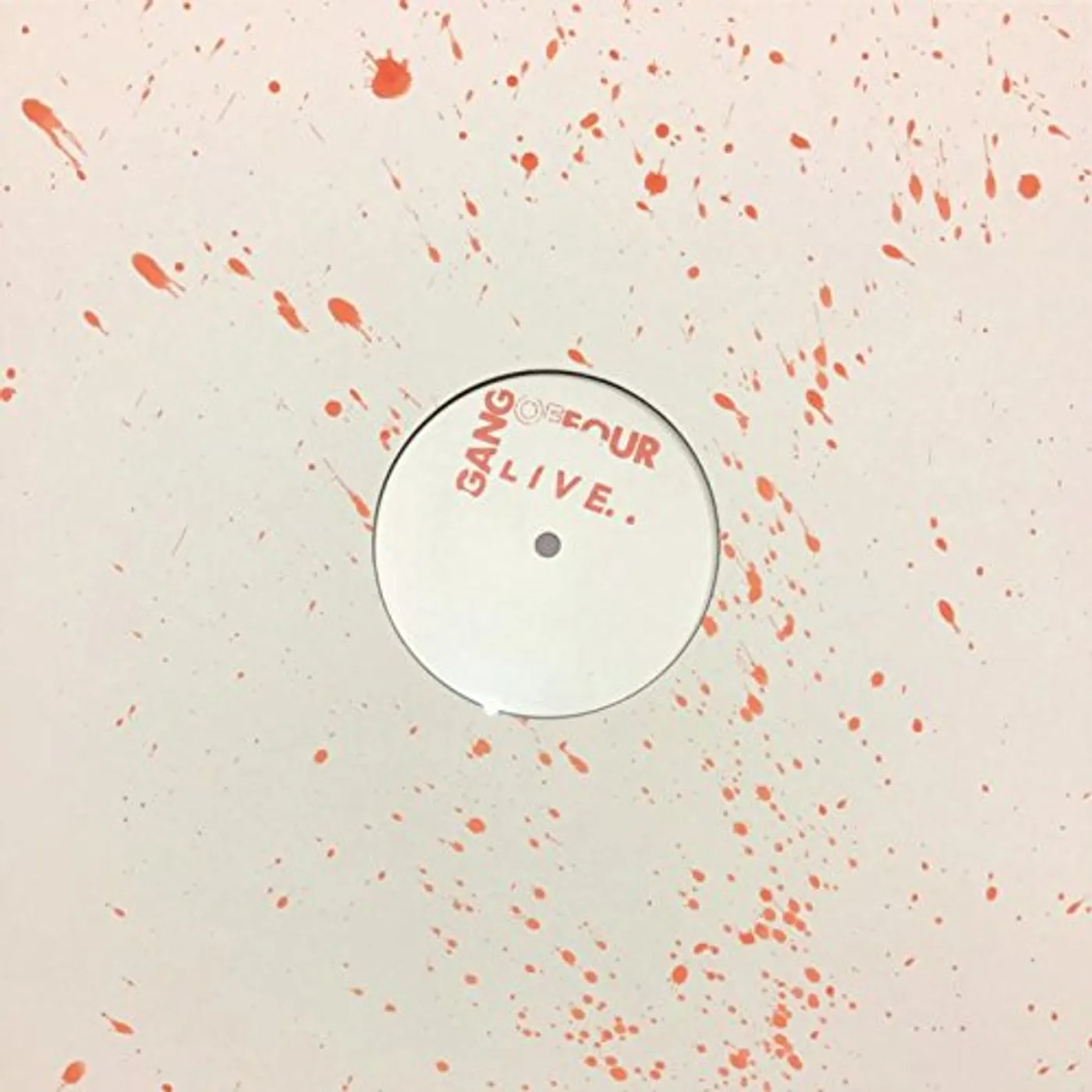 Gang Of Four LIVE IN THE MOMENT (WHITE LABEL EDITION) Vinyl Record - UK Release