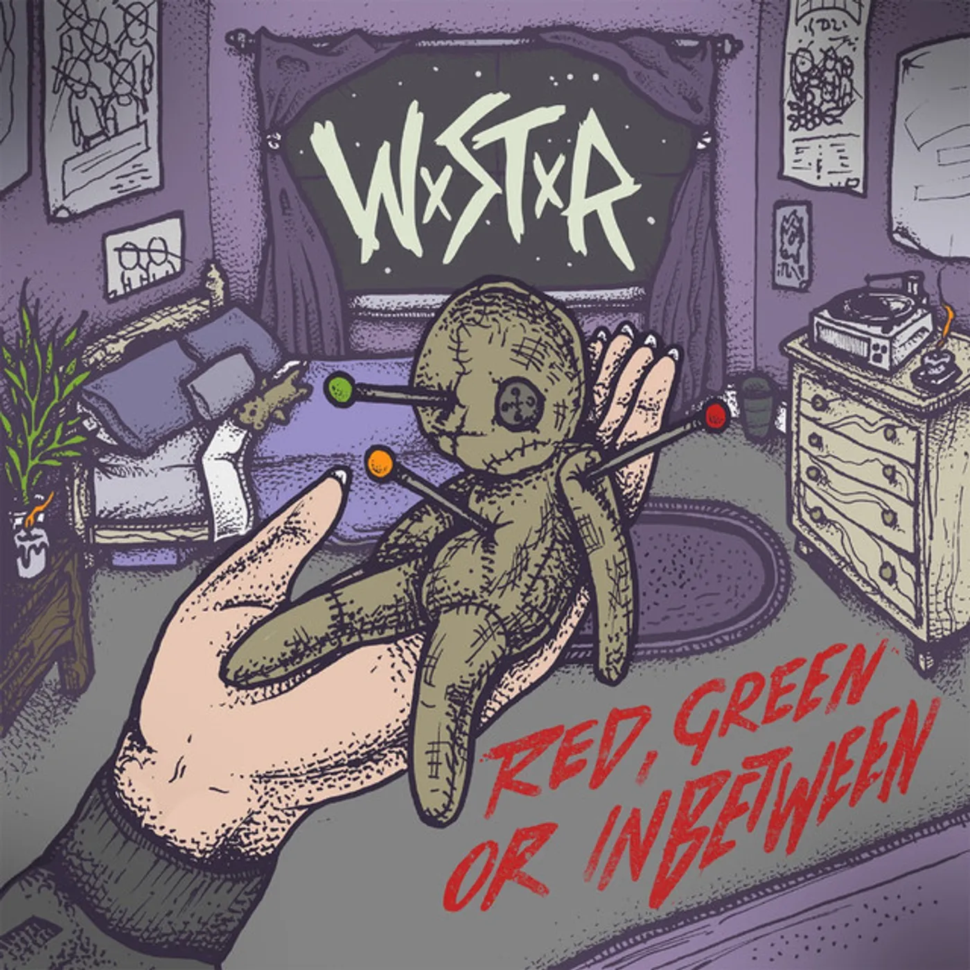 WSTR RED GREEN OR INBETWEEN Vinyl Record