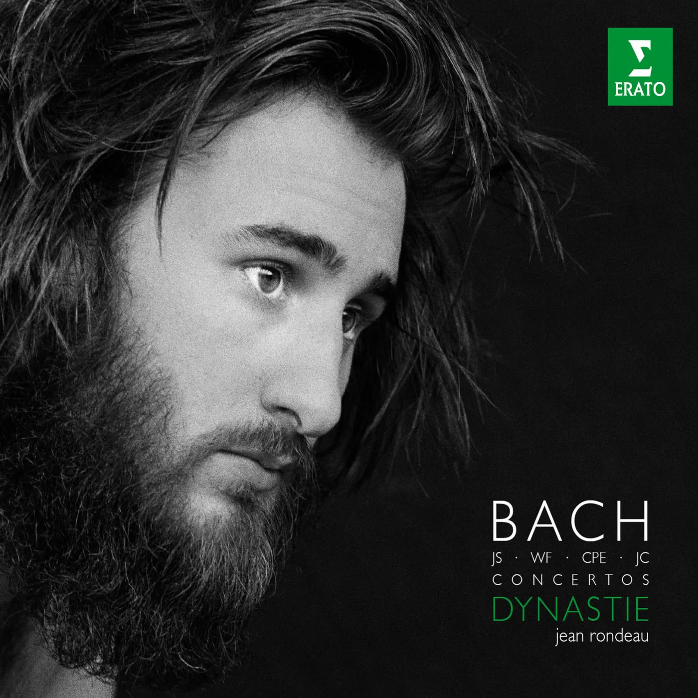 Bach / Jean Rondeau FIVE CONCERTOS FOR HARPSICHORD Vinyl Record