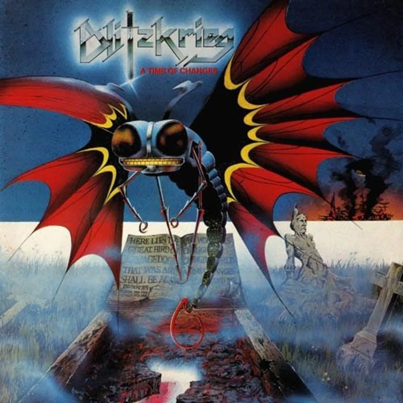 Blitzkrieg TIME OF CHANGES Vinyl Record