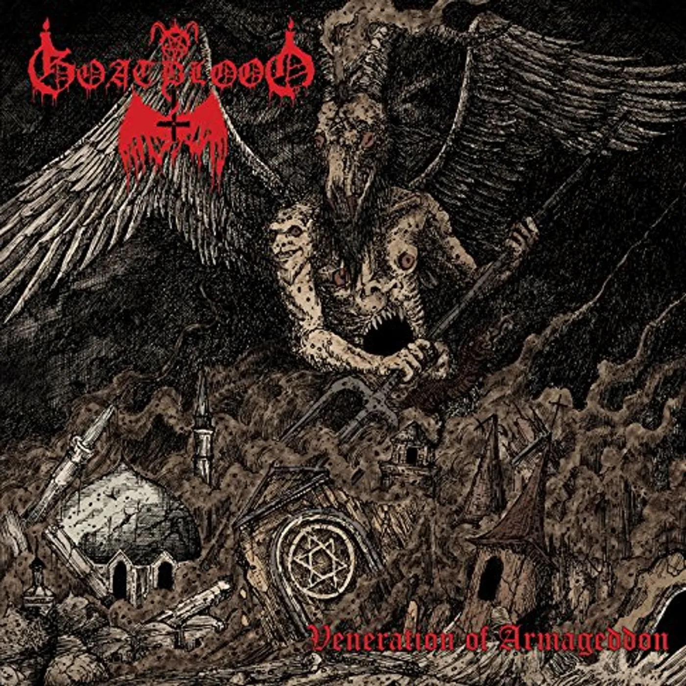 Goatblood Veneration Of Armageddon Vinyl Record