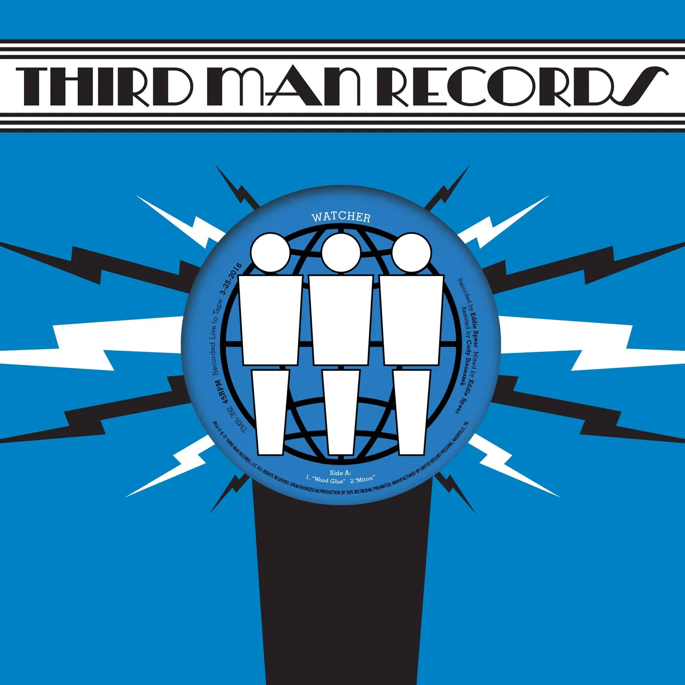 Watcher LIVE AT THIRD MAN RECORDS Vinyl Record