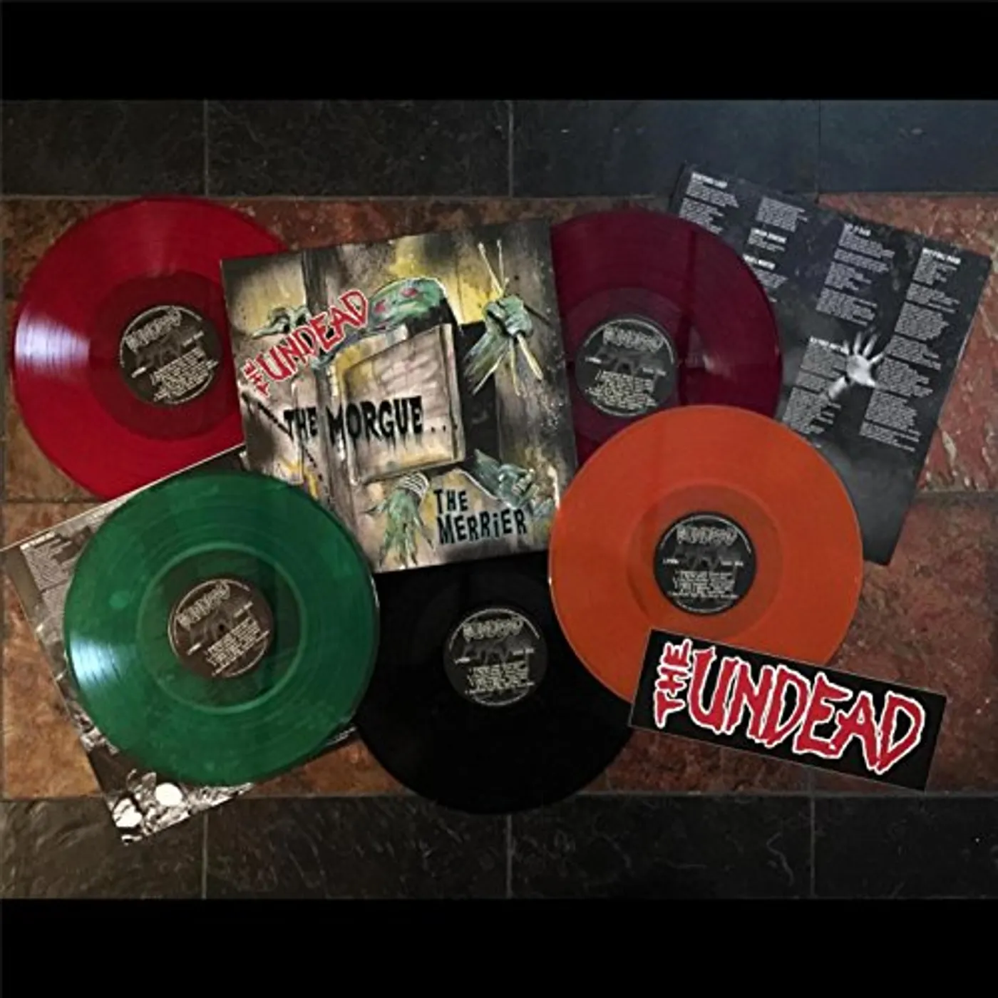The Undead MORGUE THE MERRIER Vinyl Record