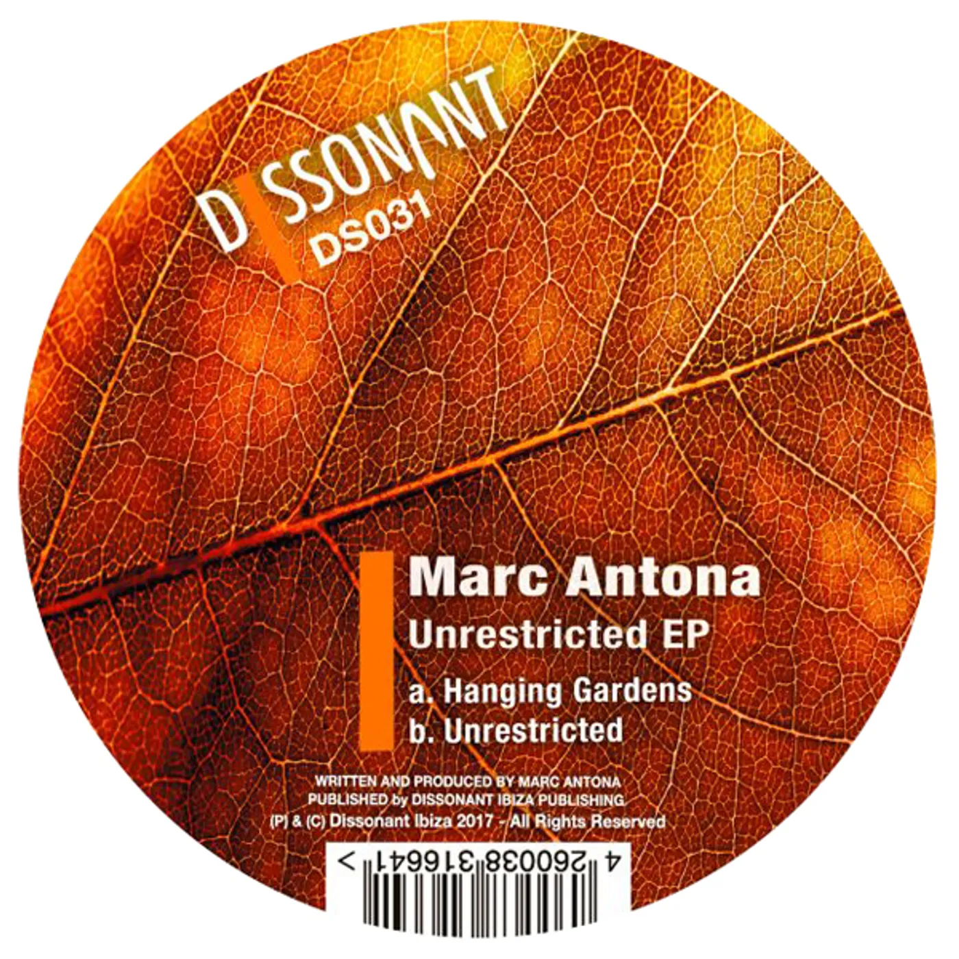 Marc Antona Unrestricted Vinyl Record