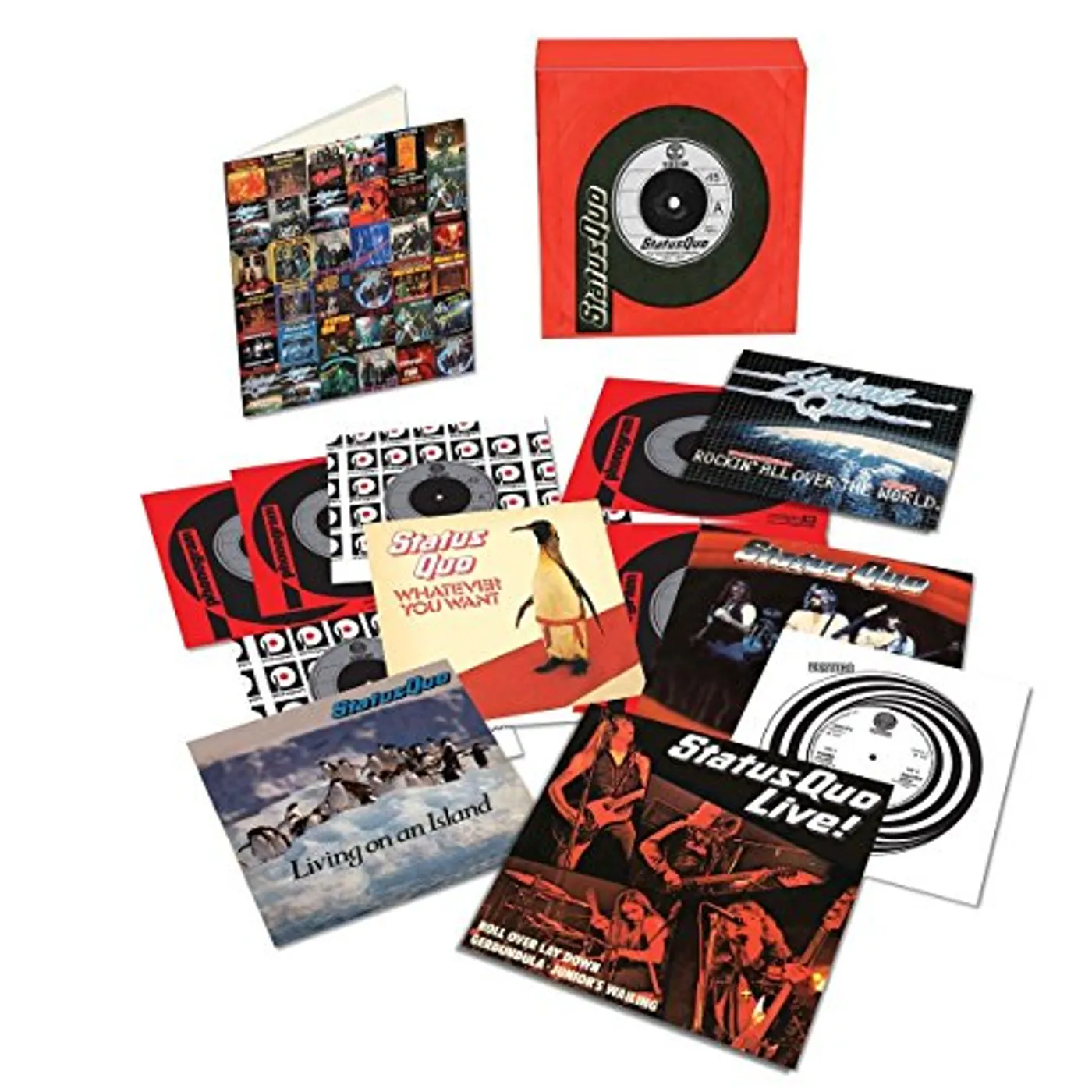 Status Quo VINYL SINGLES COLLECTION 1972-1979 Vinyl Record Box Set