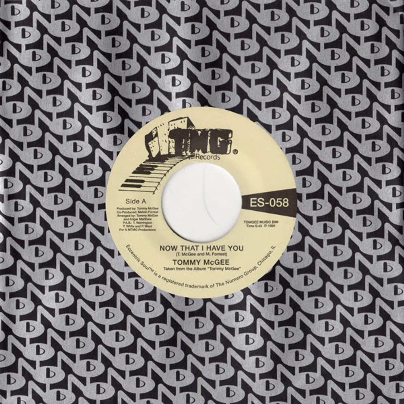 Tommy Mcgee NOW THAT I HAVE YOU / STAY WITH ME Vinyl Record