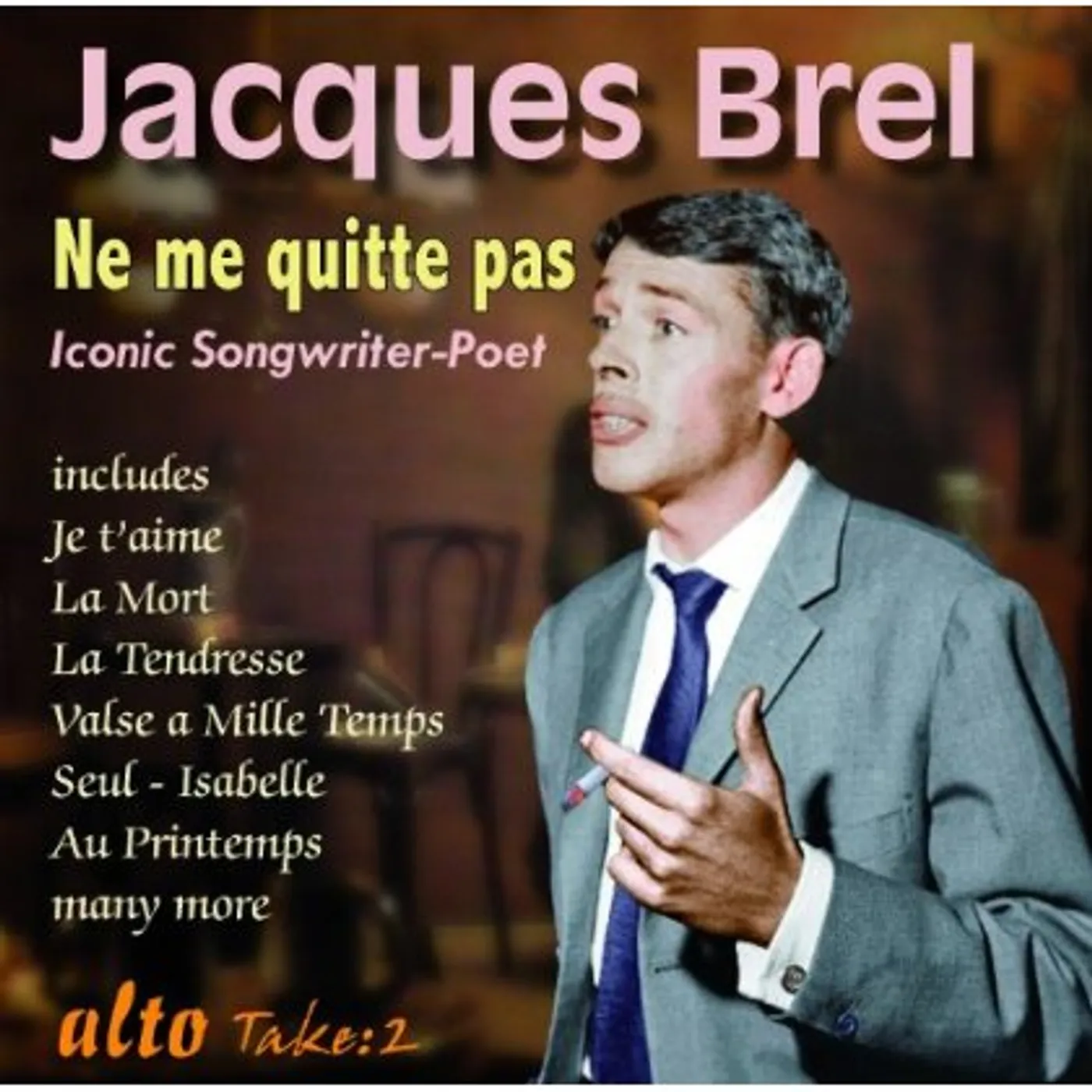 Jacques Brel NE ME QUITTE PAS 2 CLASSIC ALBUMS CD