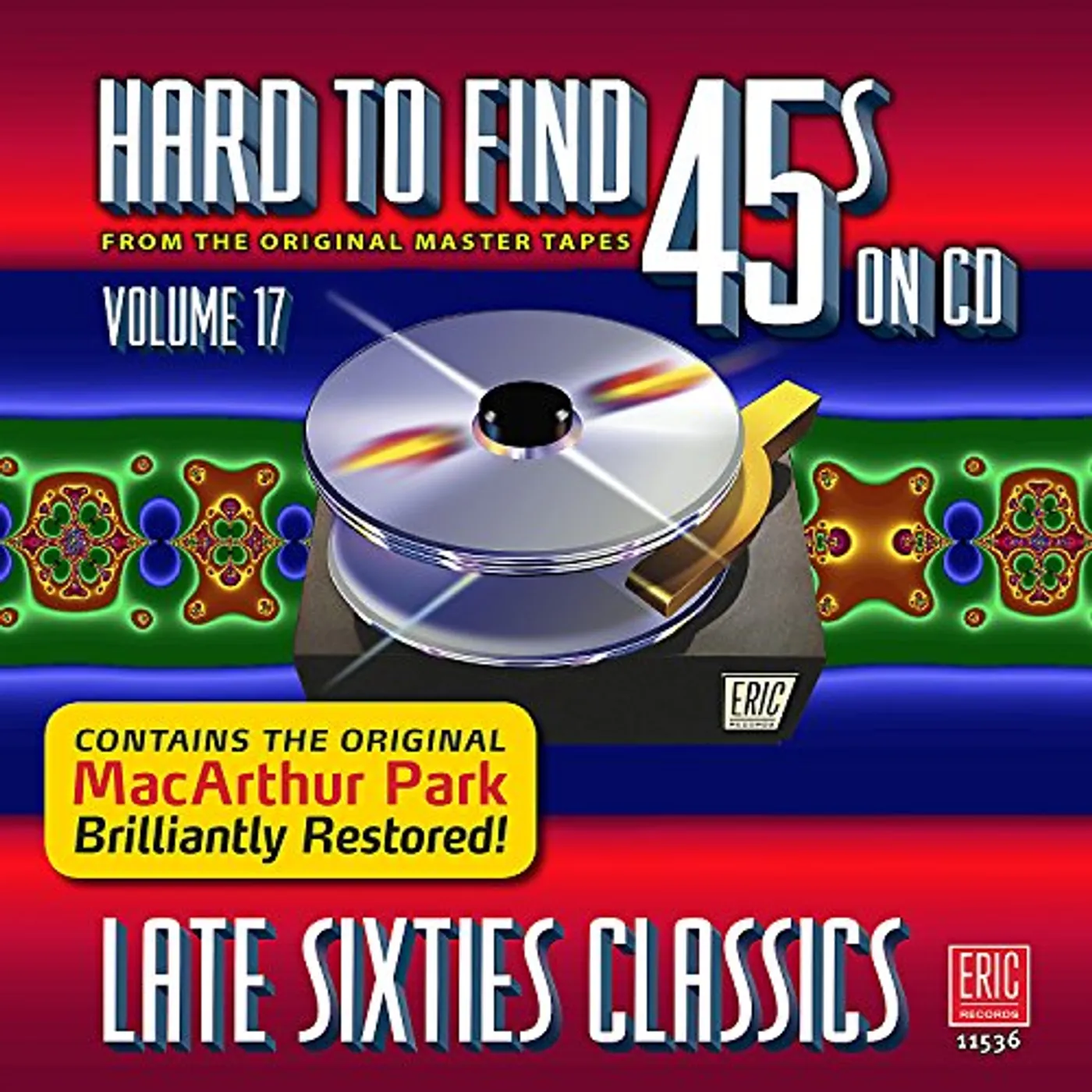 Various Artists  HARD TO FIND 45S ON CD VOL.17 (LATE SIXTIES CLASSICS) CD