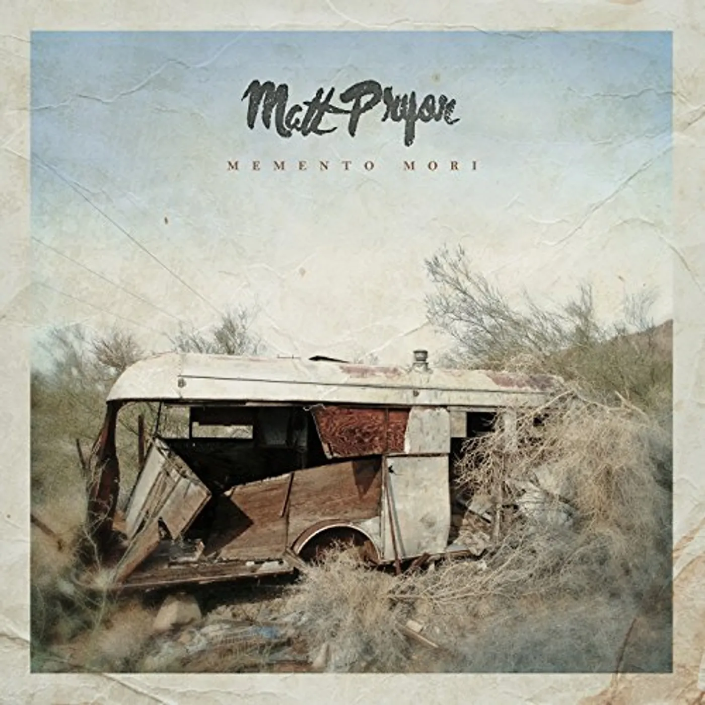 Matt Pryor Memento Mori Vinyl Record