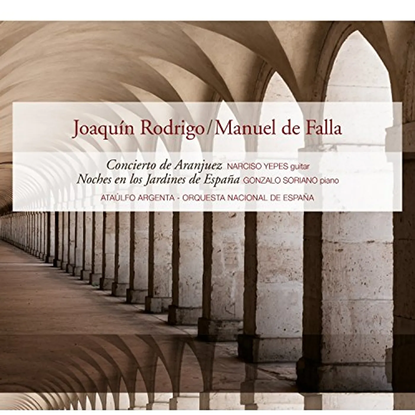 Joaquin Rodrigo CONCIERTO DE A / NOCHES EN LOS JARDINES DE ESPANA Vinyl Record