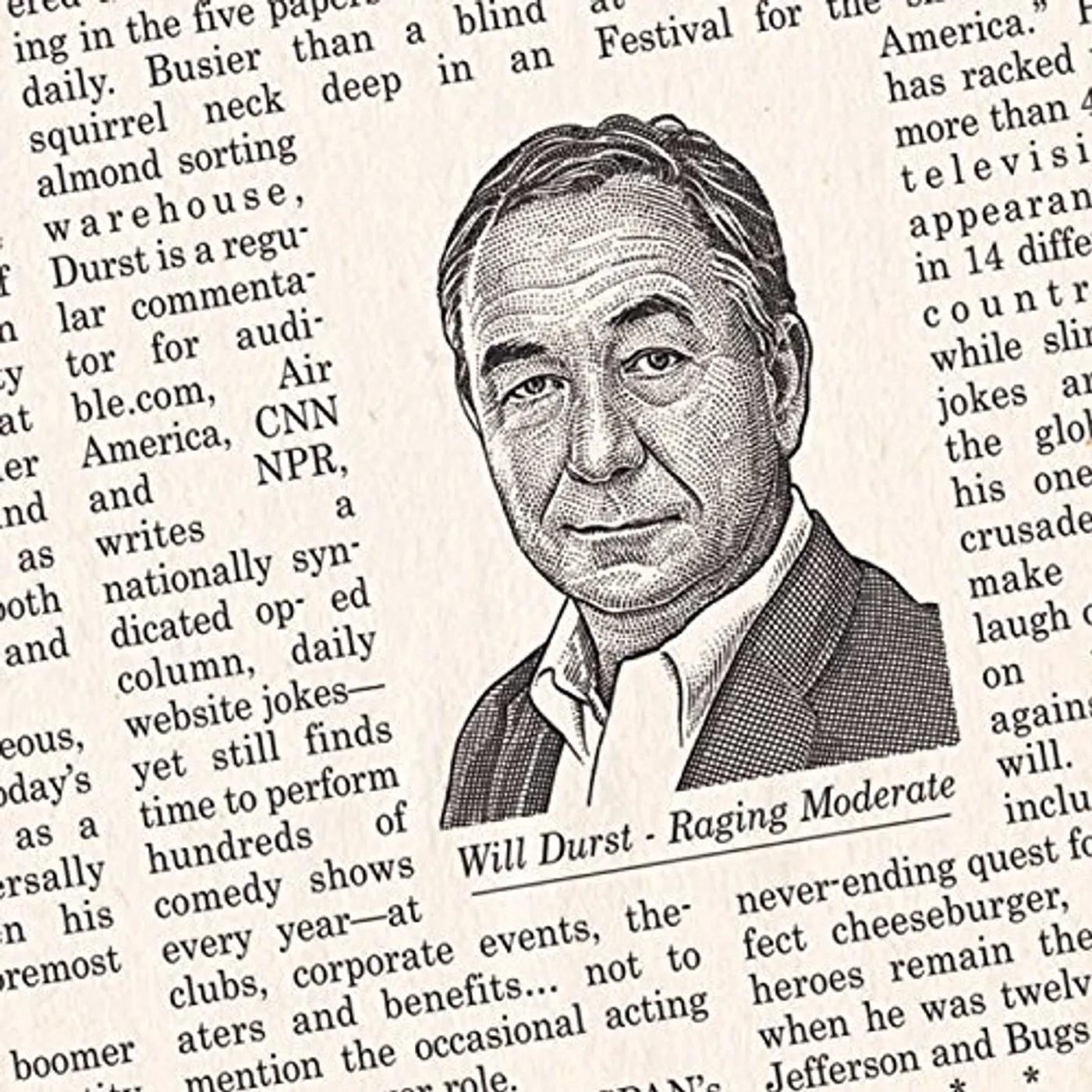 Will Durst RAGING MODERATE CD