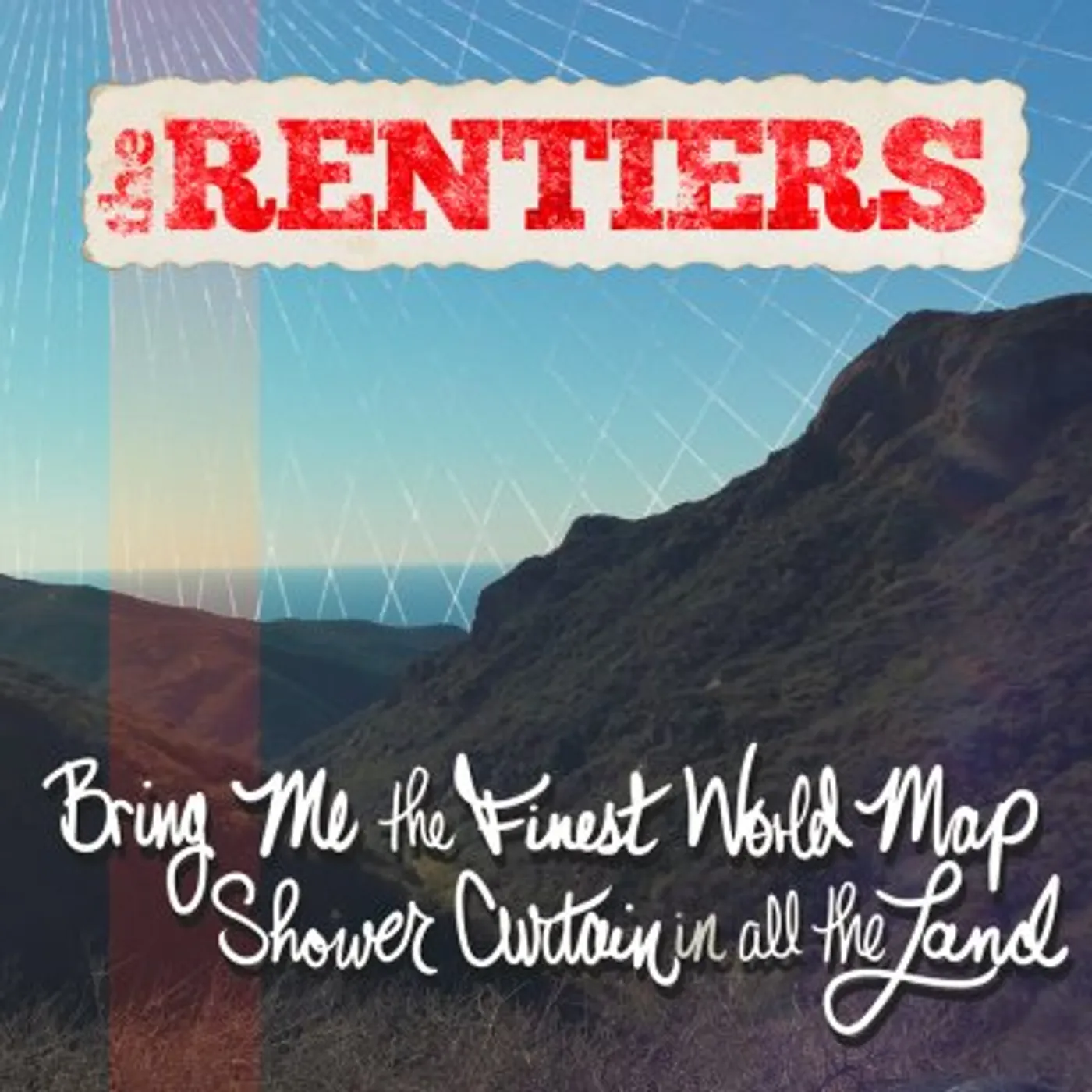 The Rentiers BRING ME THE FINEST WORLD MAP SHOWER CURTAIN IN AL CD