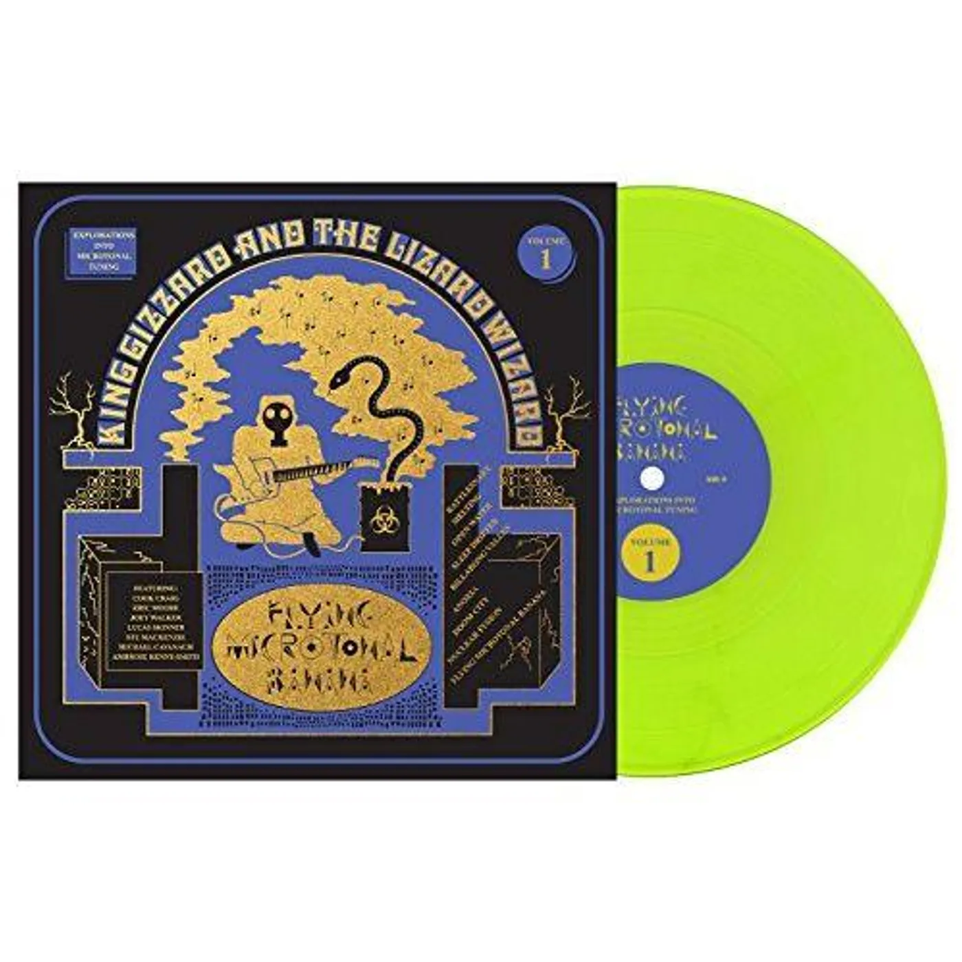 King Gizzard & The Lizard Wizard Flying Microtonal Banana - Limited Edition Neon Colored Vinyl Record