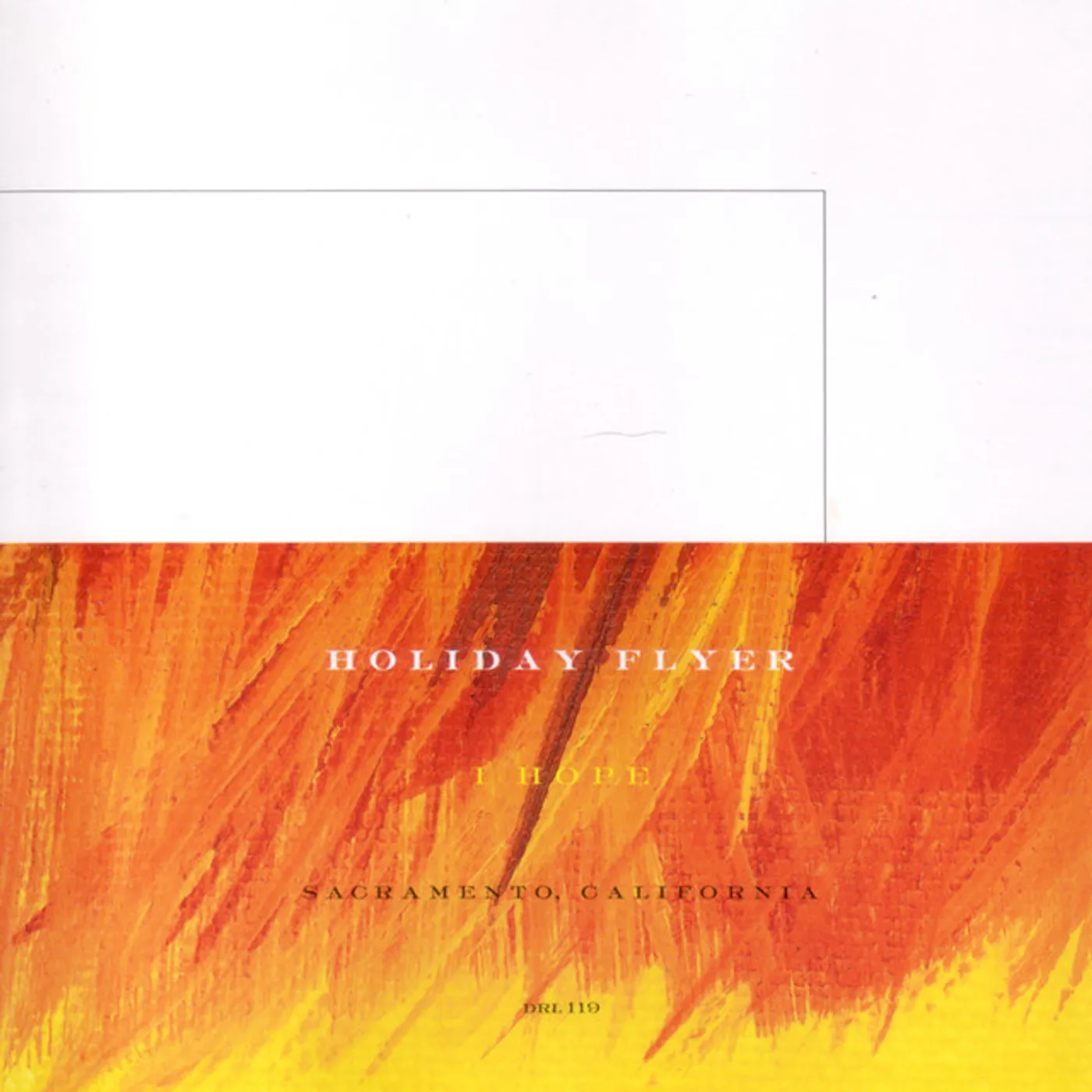 Holiday Flyer I Hope Vinyl Record