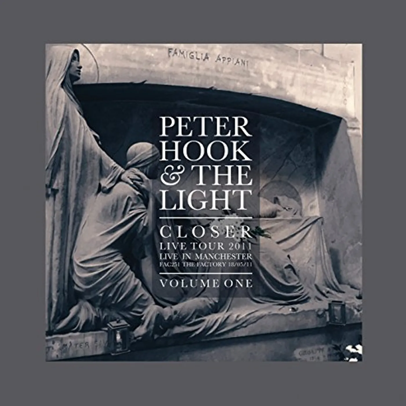 Peter Hook and The Light CLOSER: LIVE IN MANCHESTER VOL 1 Vinyl Record