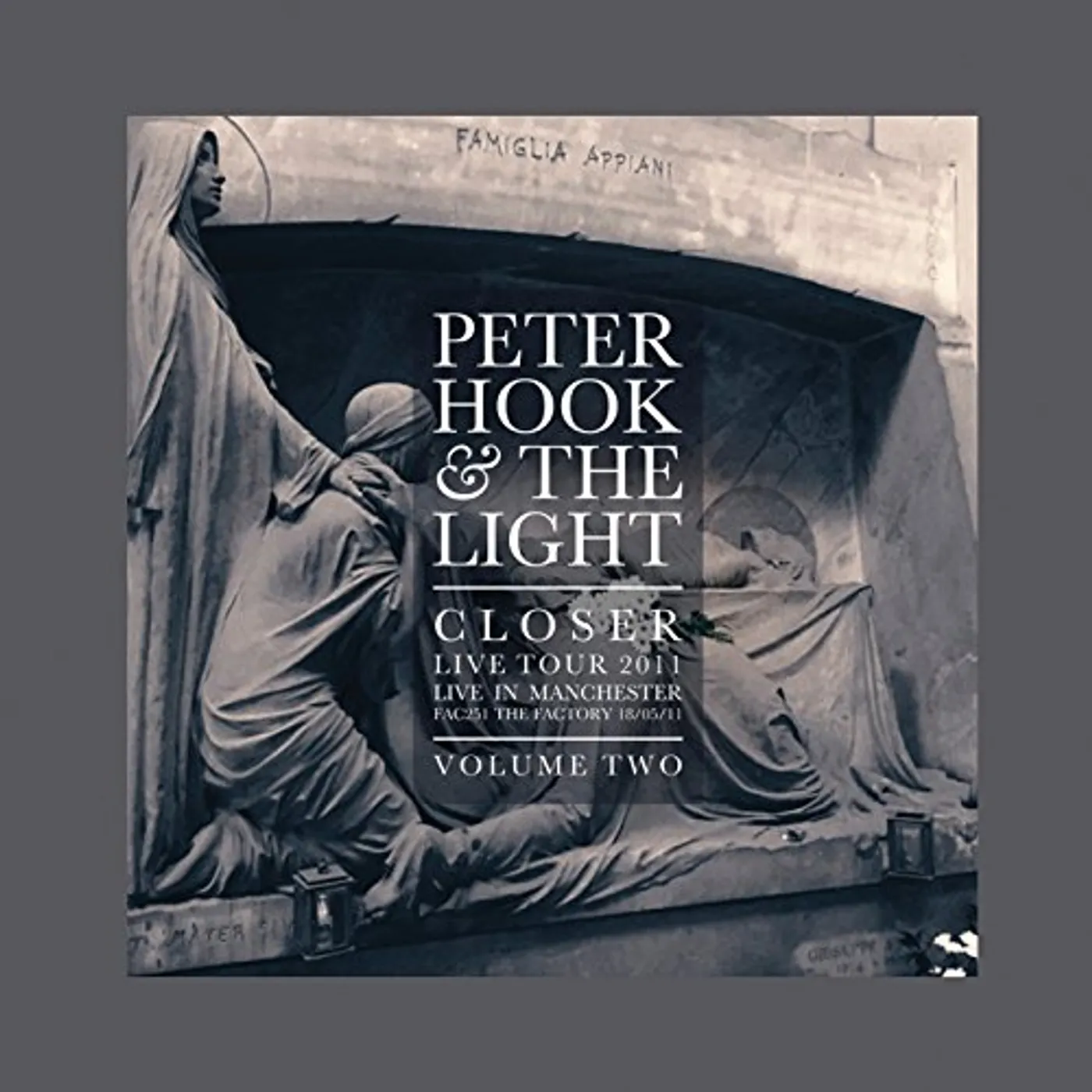 Peter Hook and The Light CLOSER: LIVE IN MANCHESTER VOL 2 Vinyl Record